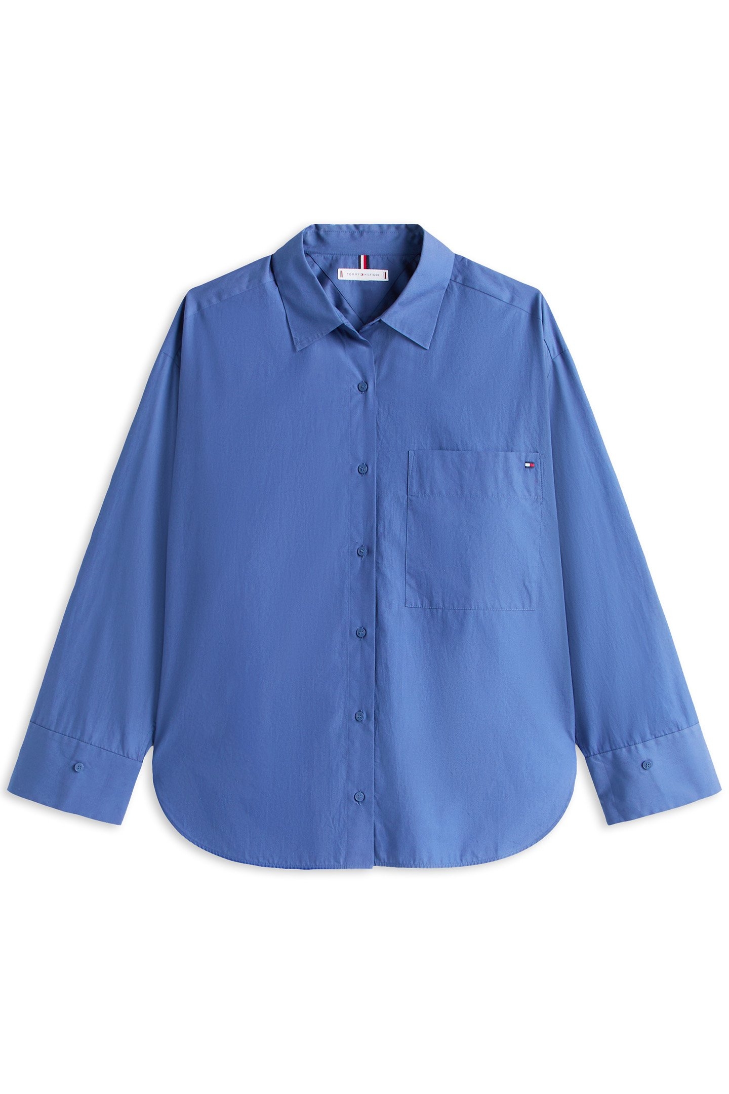 ESS POPLIN NEW EASY WIDE FIT SHIRT IN NAVY 4