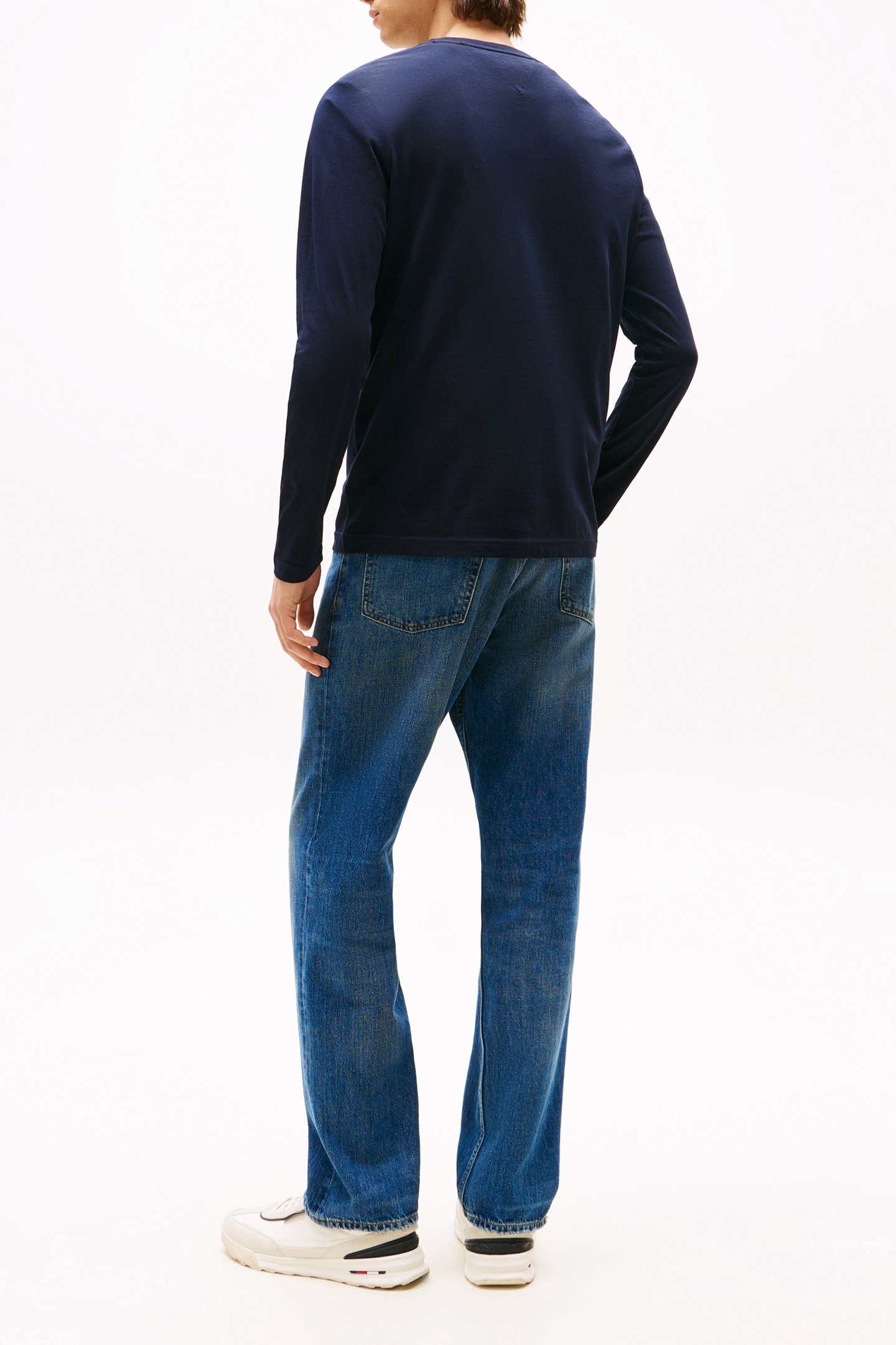 HILFIGER STACK LS TEE REGULAR FIT LONGSLEEVE, DESERT SKY 3