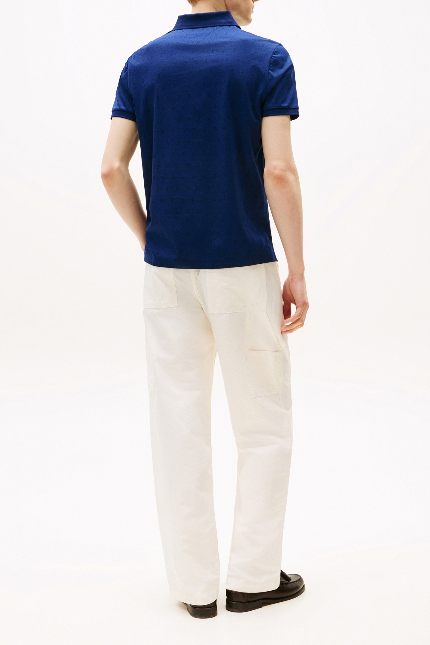 AOP INTERLOCK REG POLO PREPPY NAVY/TWO TONE DARKER 3