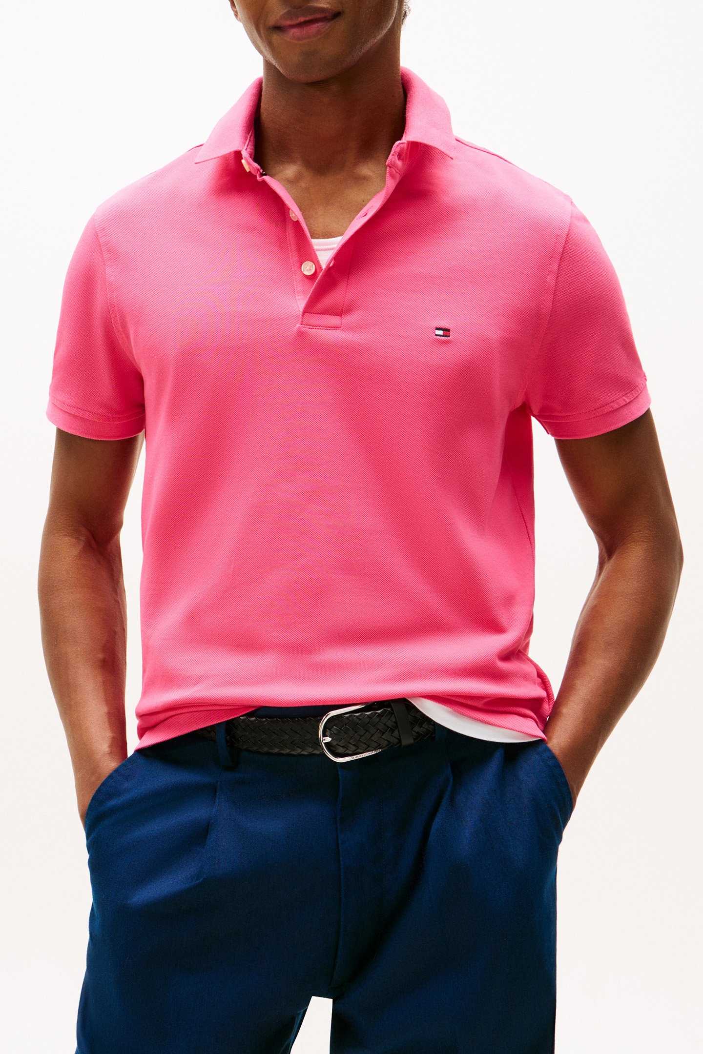 1985 SLIM FIT POLO SHIRT PINK 1