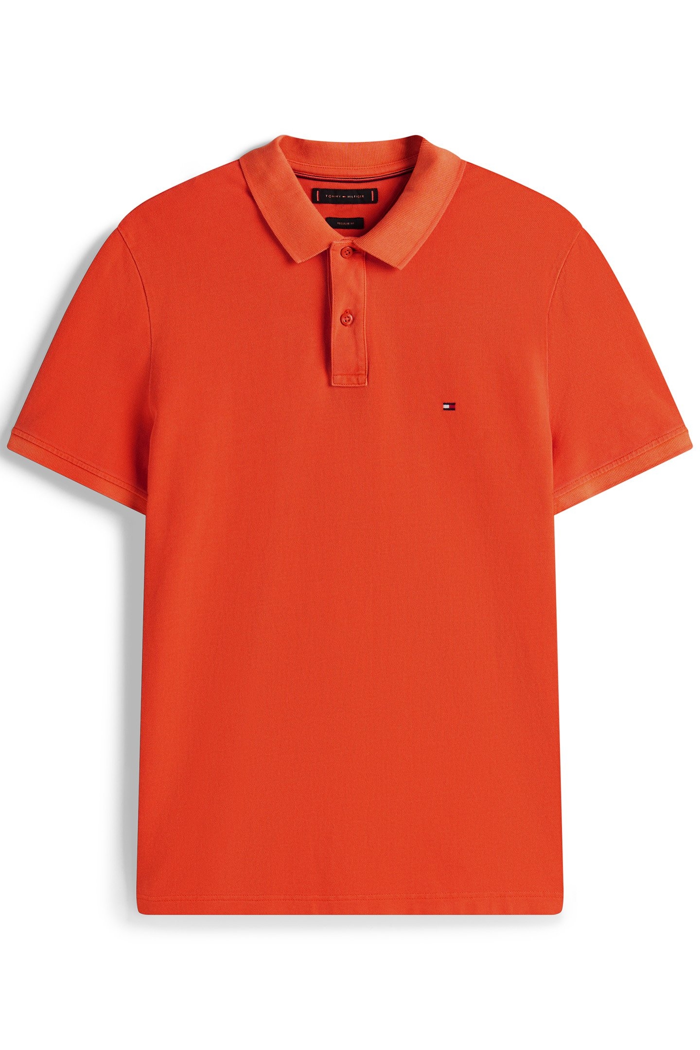 GARMENT DYE REG POLO BRILLIANT ORANGE 4