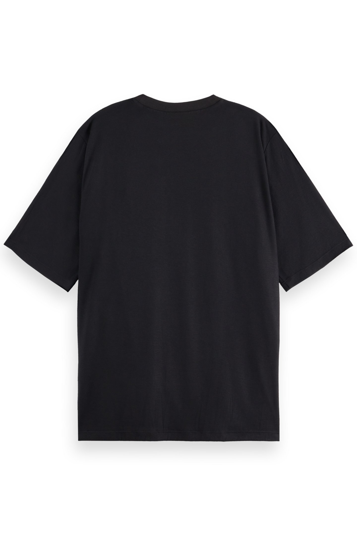 BURN OUT ARTWORK RELAXED FIT T-SHIRT EVENING BLACK 5