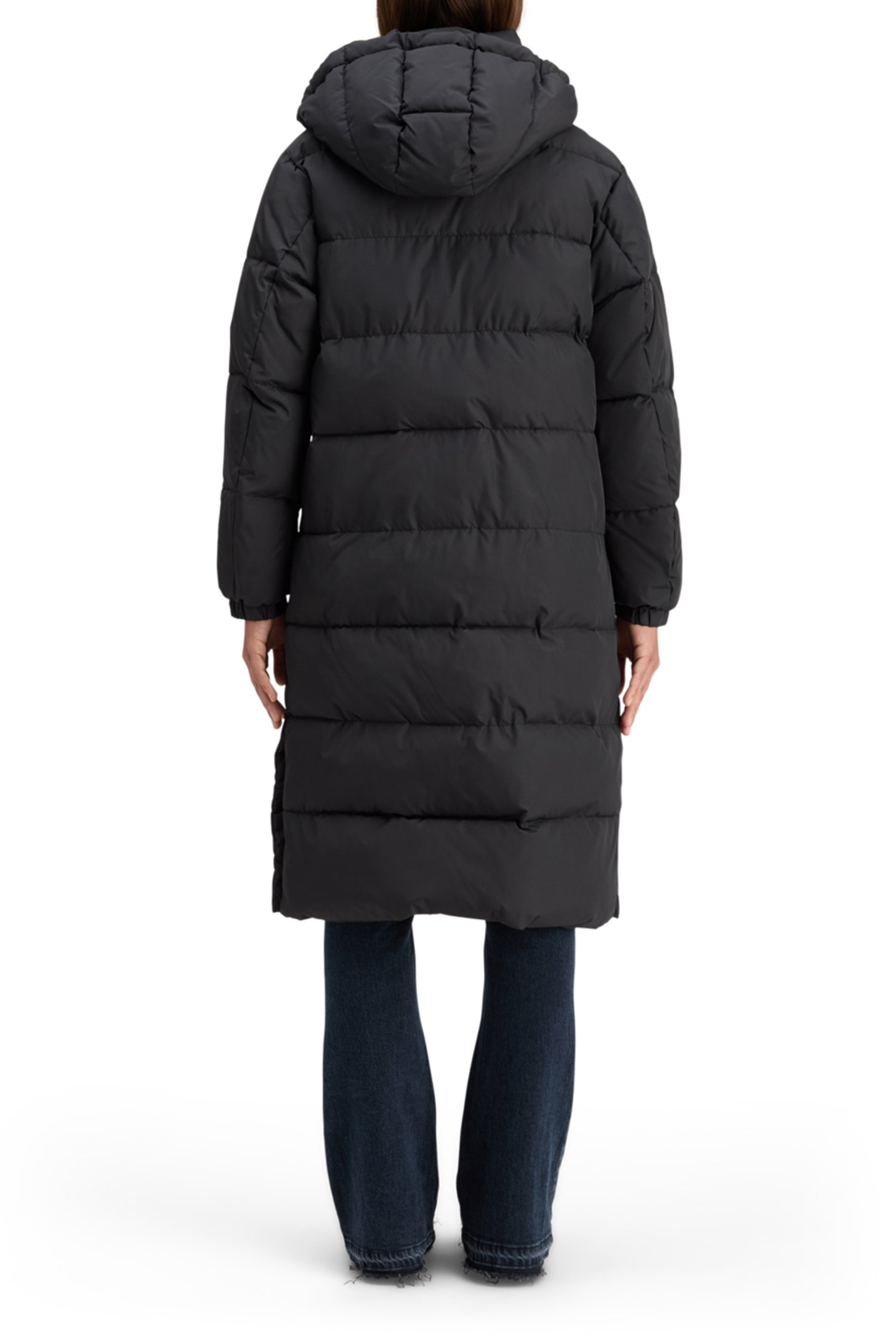 LONG LINE PUFFER EVENING BLACK 2