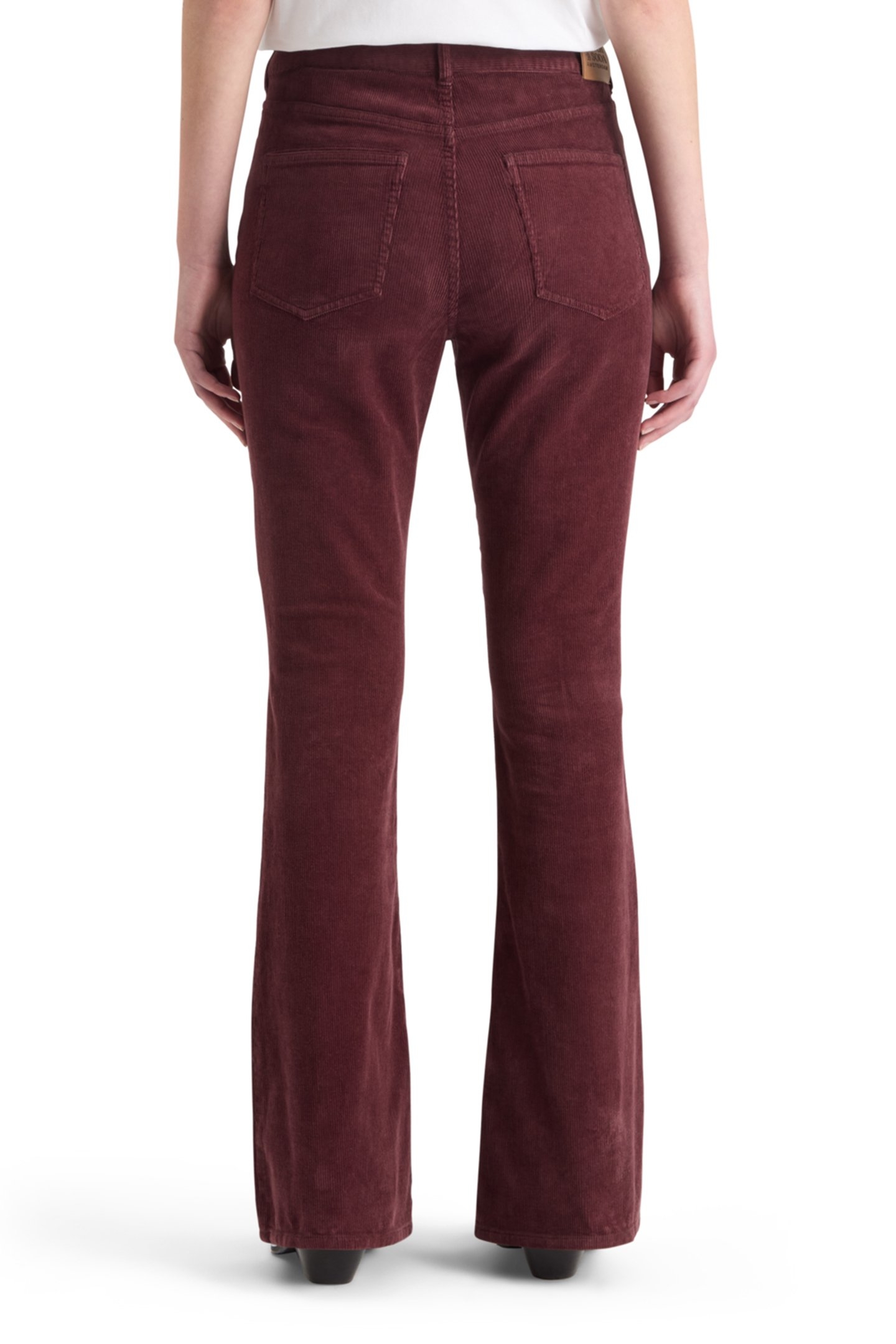 THE CHARM CLASSIC FLARED JEANS IN COLOURED STRETCH CORDUROY  2