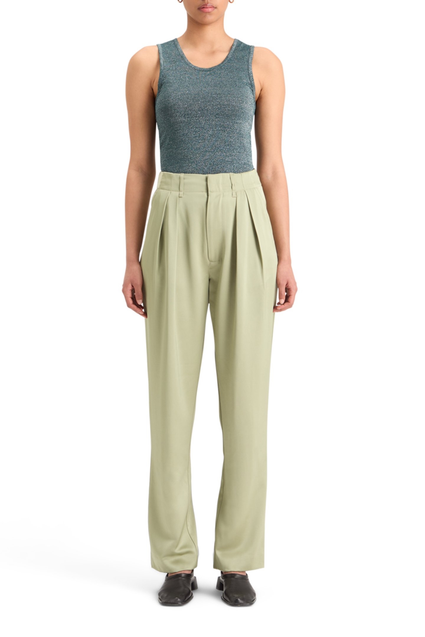 LUREX RACER TANK CYPRESS GREEN 3