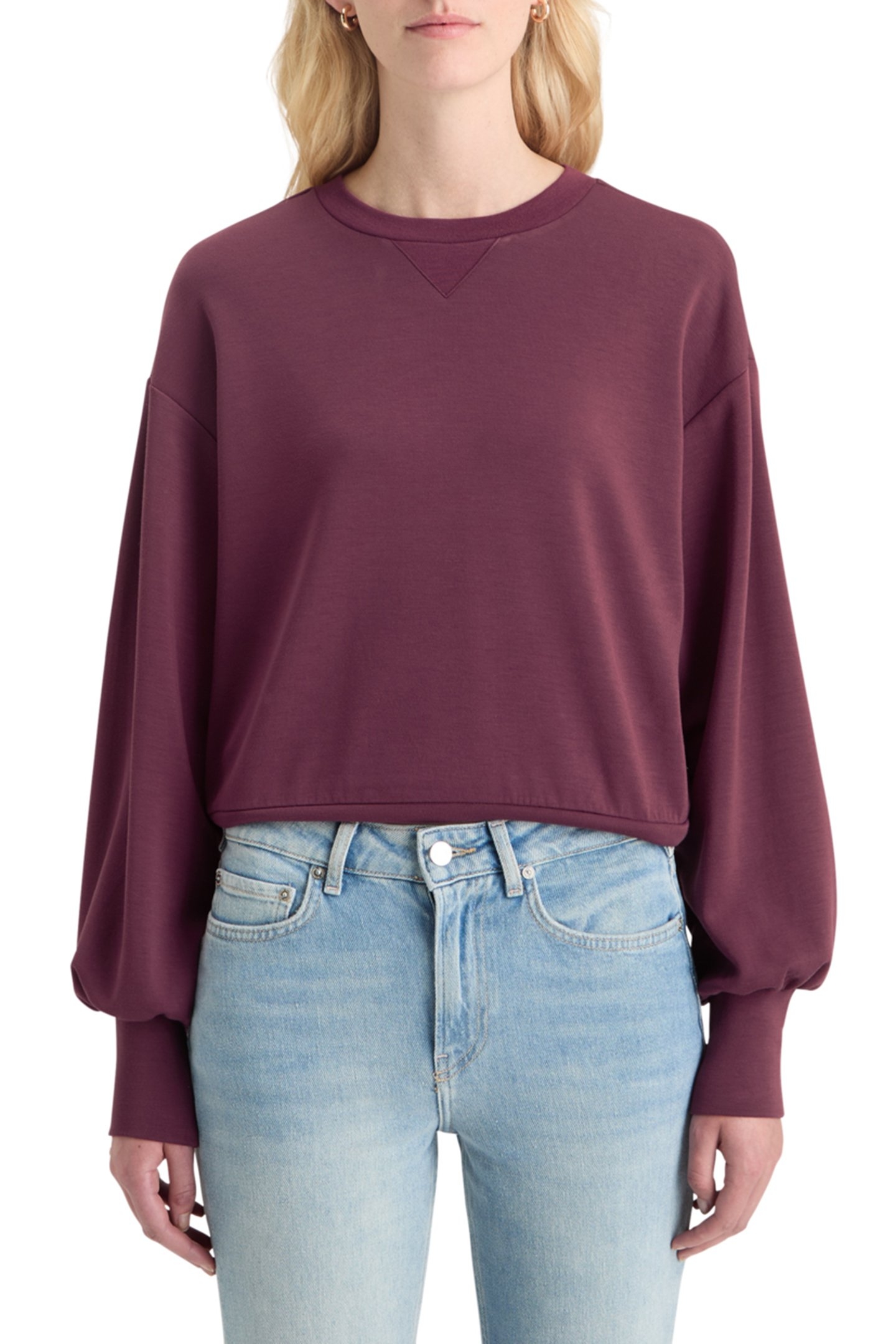 MODAL SWEATSHIRT BERRY 1