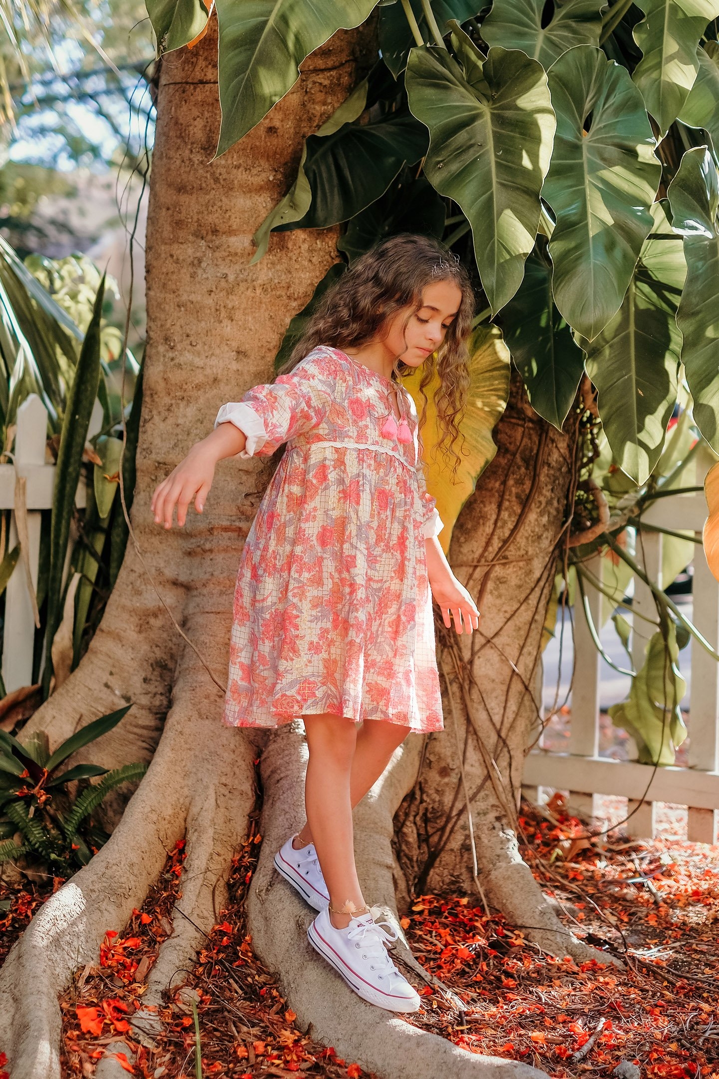 DRESS FELIZITA PINK FLOWERS 3