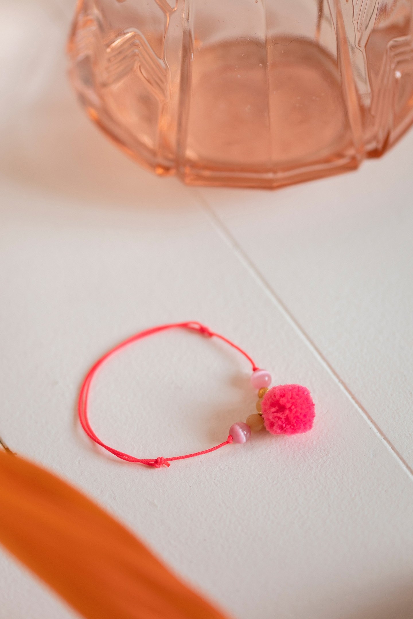 BRACELET FLUO PINK 1