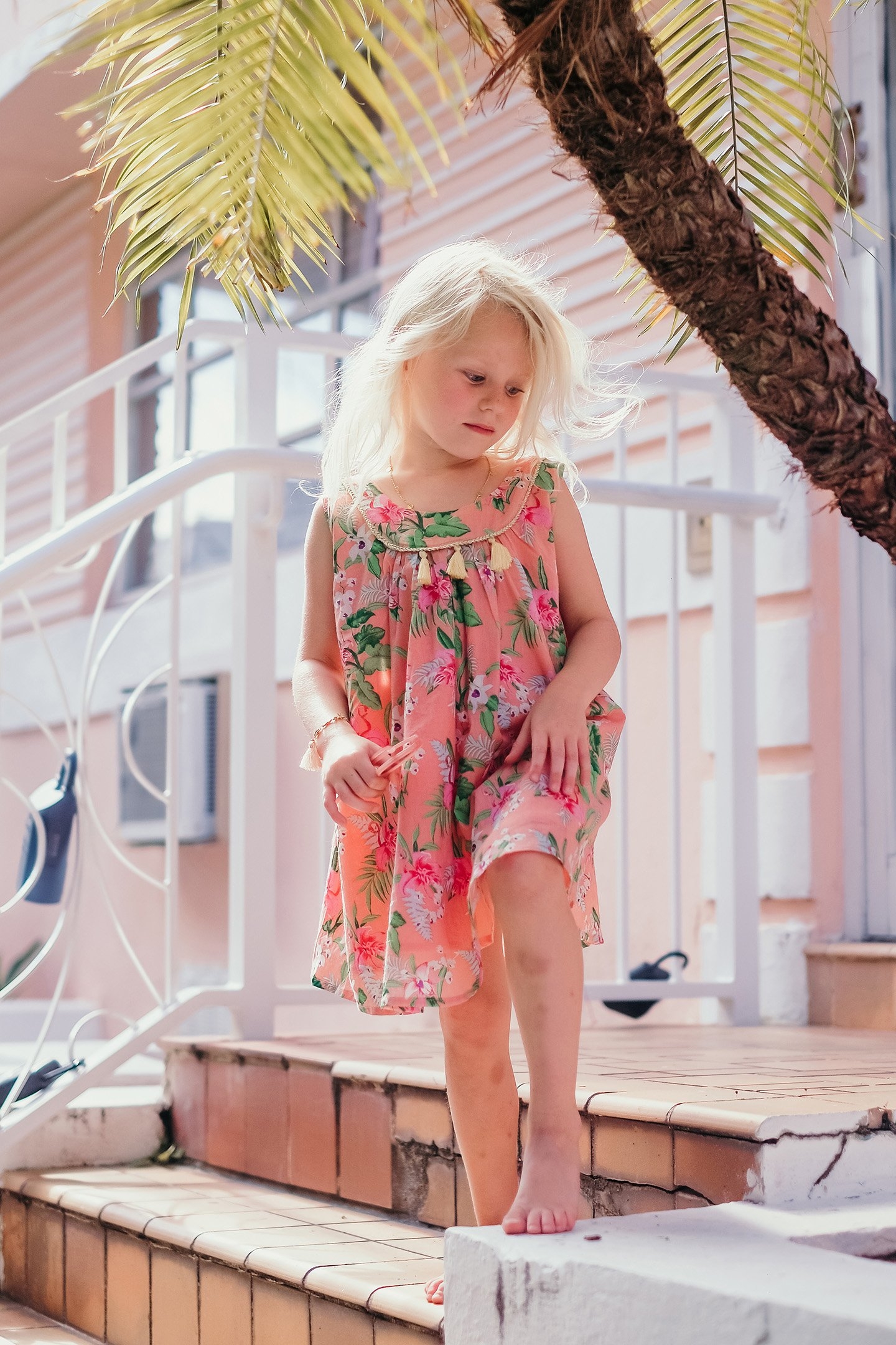 DRESS CALKINI SIENNA FLAMINGO 4