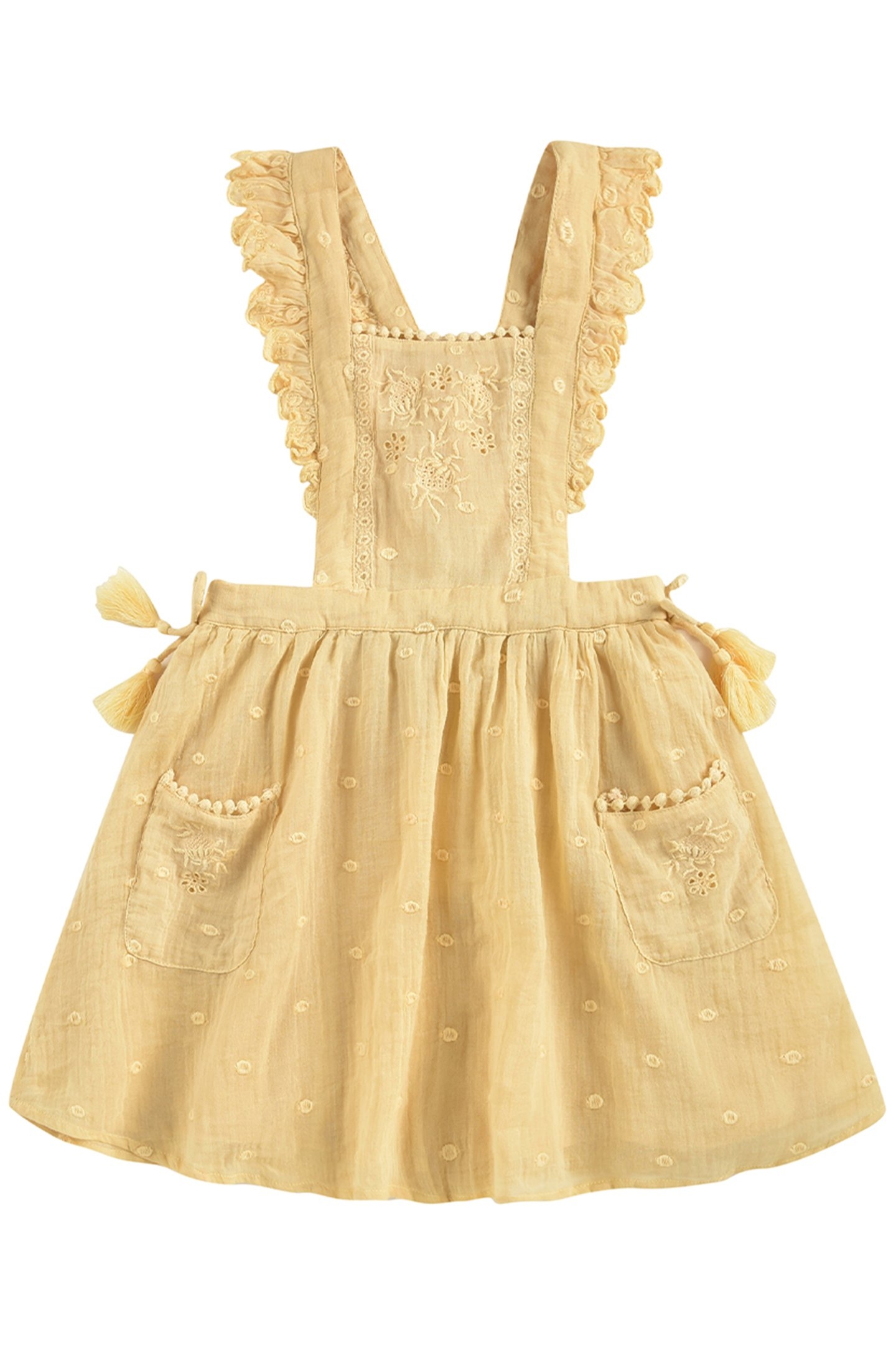 DRESS HUGUETTE SOFT HONEY PLUMETIS 2