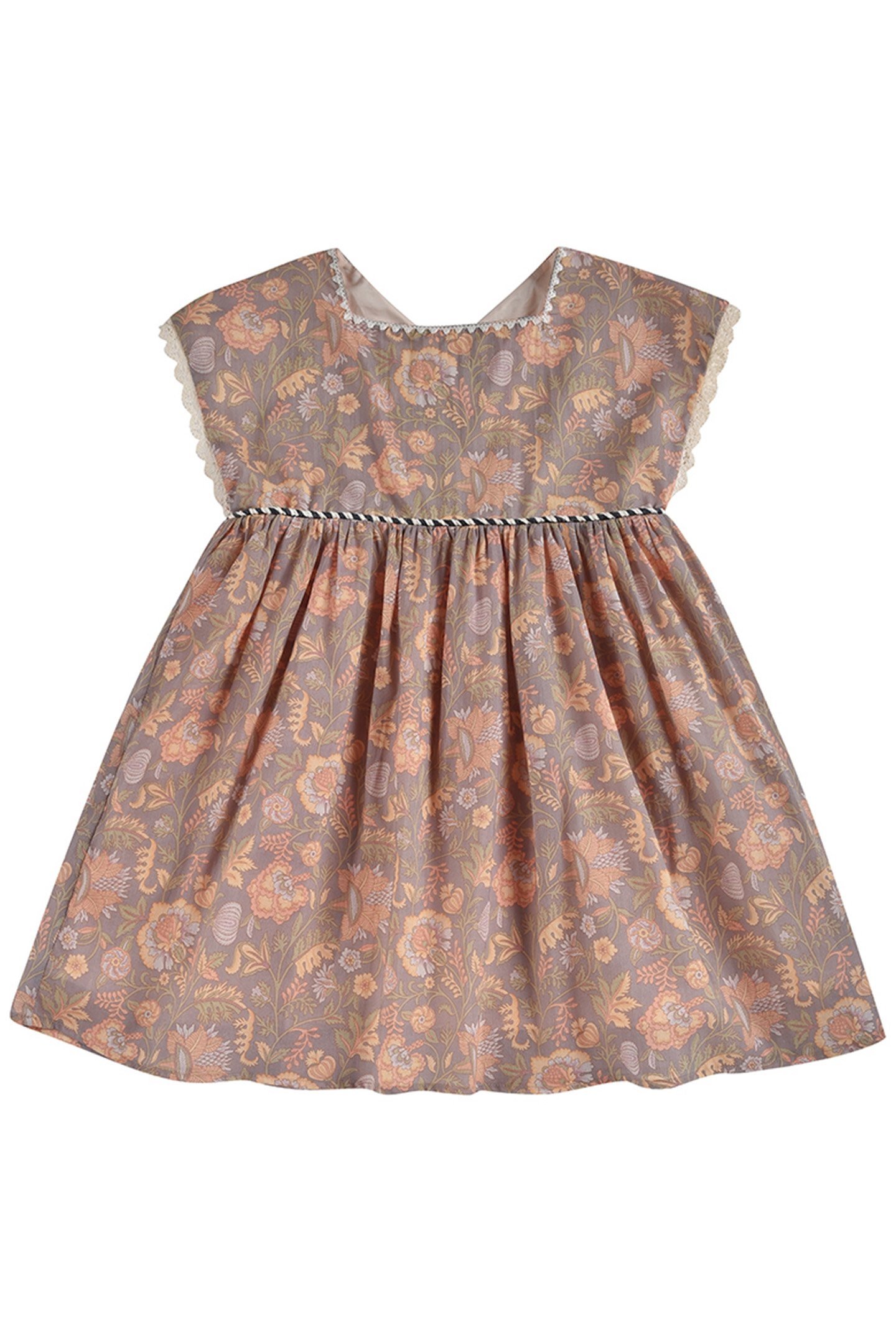 DRESS TAPALPA CALIFORNIA FLOWERS 1