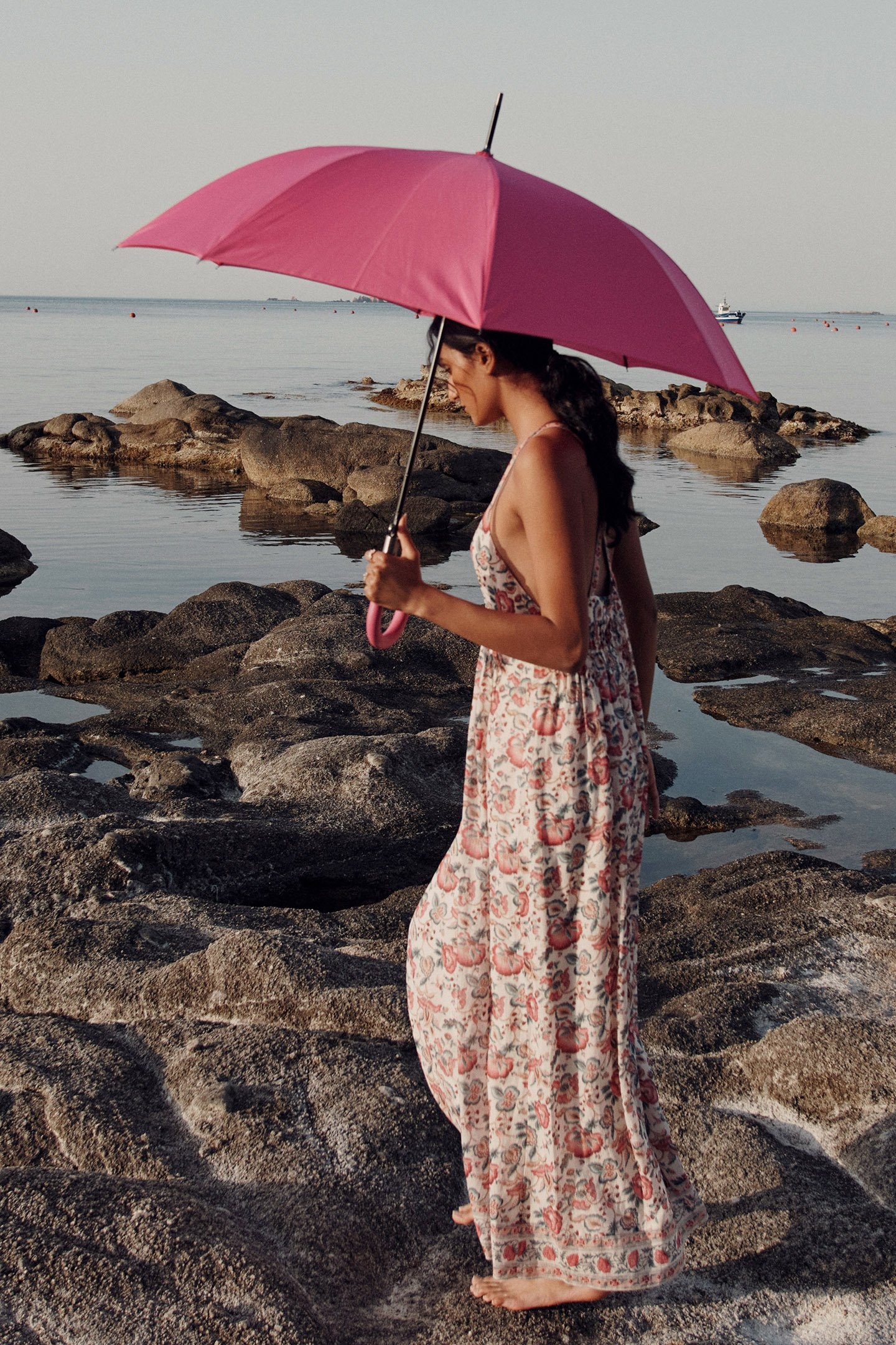 DRESS ARYA CREAM INDIAN FLOWERS 3