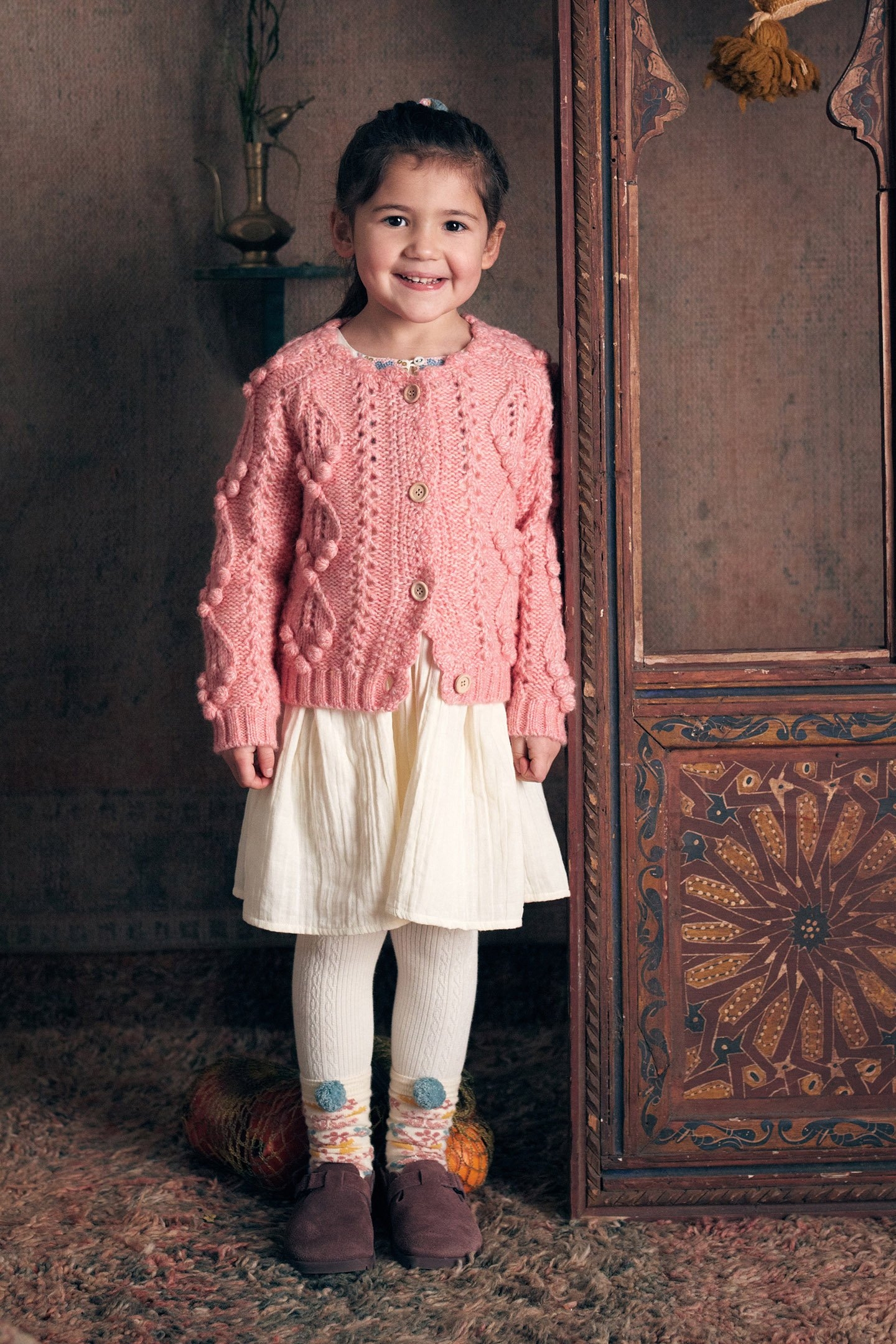 CARDIGAN SANKARA PINK 1