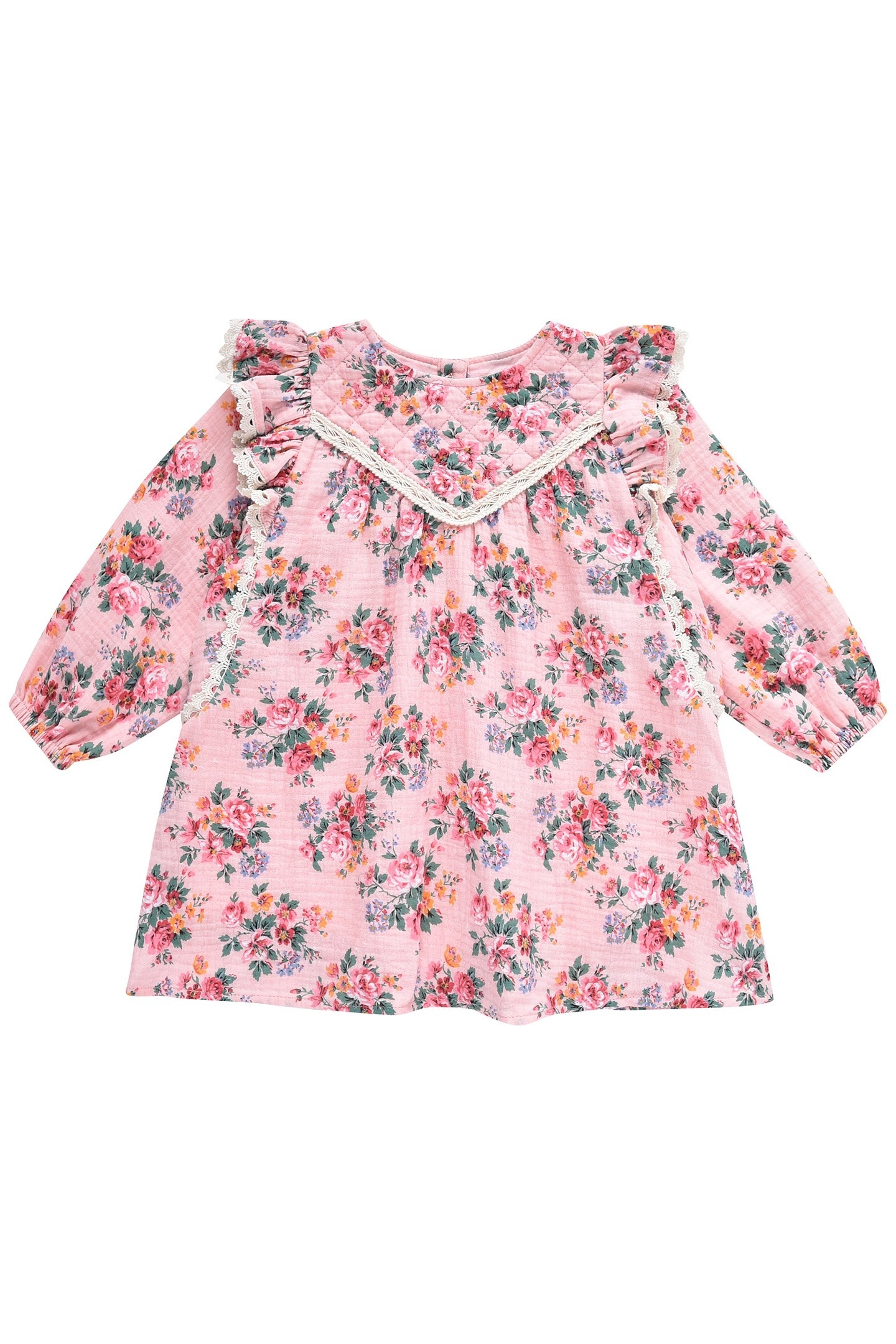 DRESS LARA PINK SEYLAN FLOWERS 2