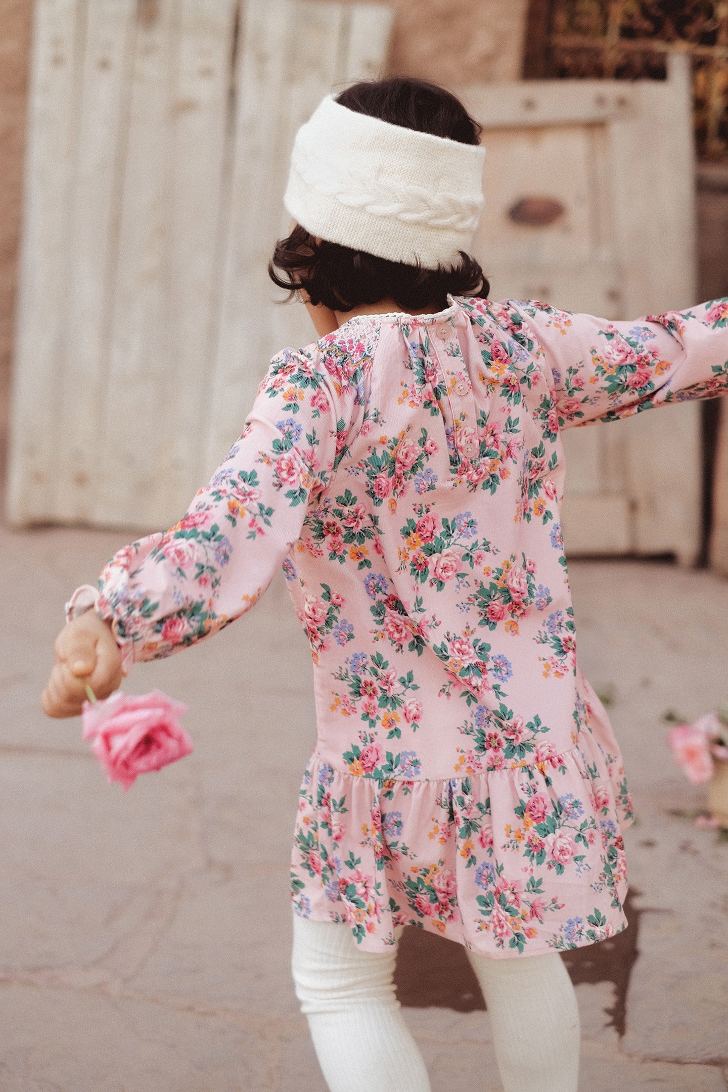 DRESS BAHYA PINK SEYLAN FLOWERS 2