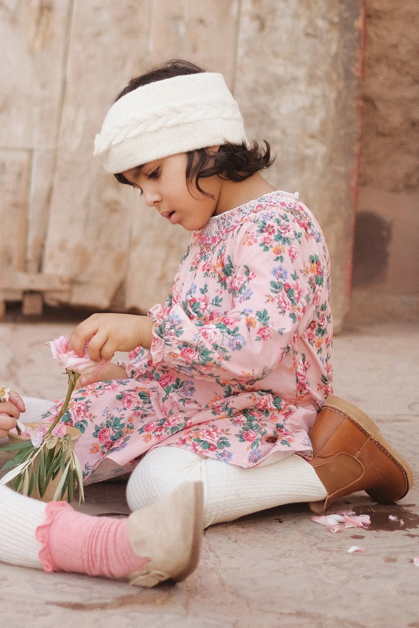 DRESS BAHYA PINK SEYLAN FLOWERS 5