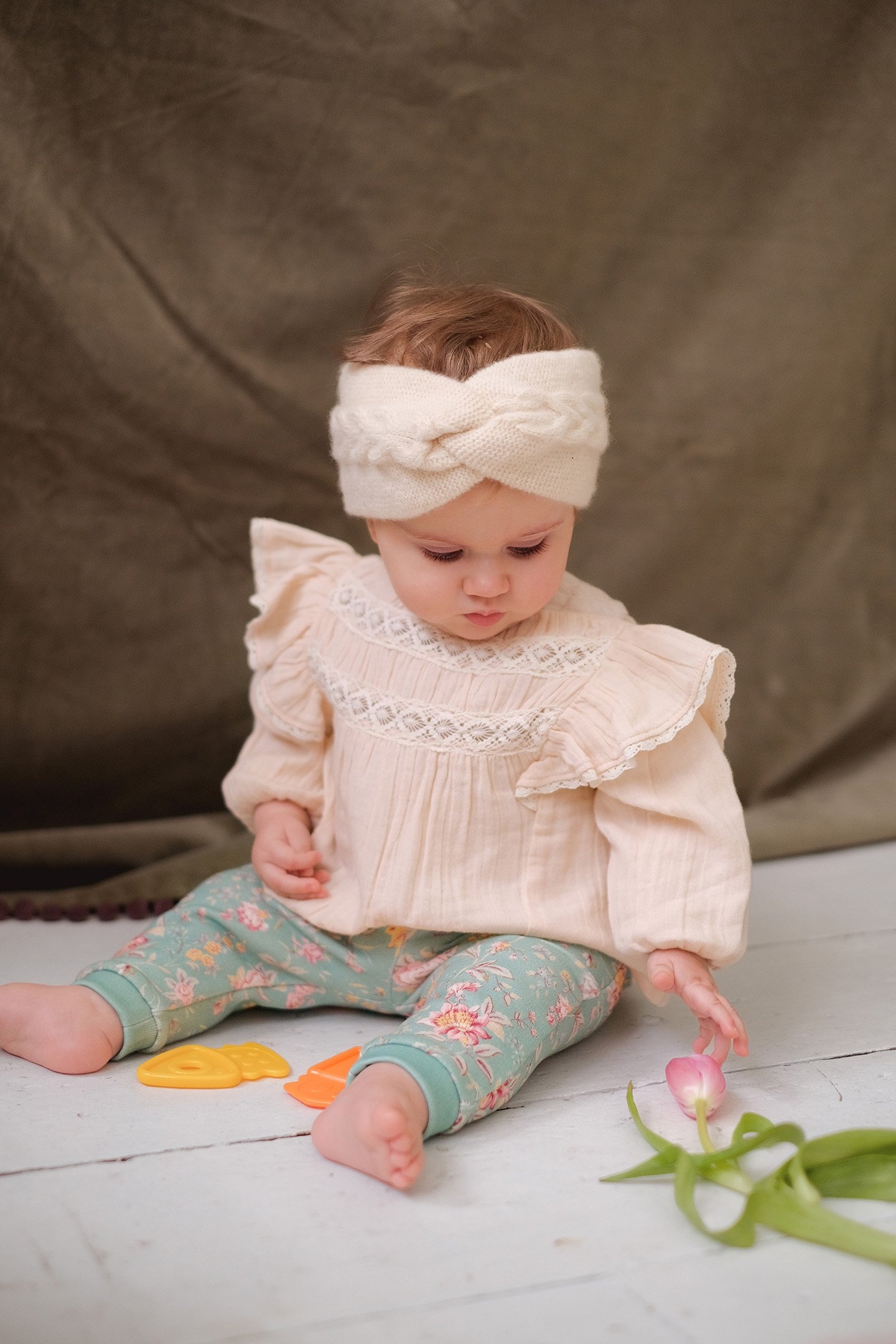 SWEATPANTS MANUELLA BLUE ROSA DAMASCENA 3