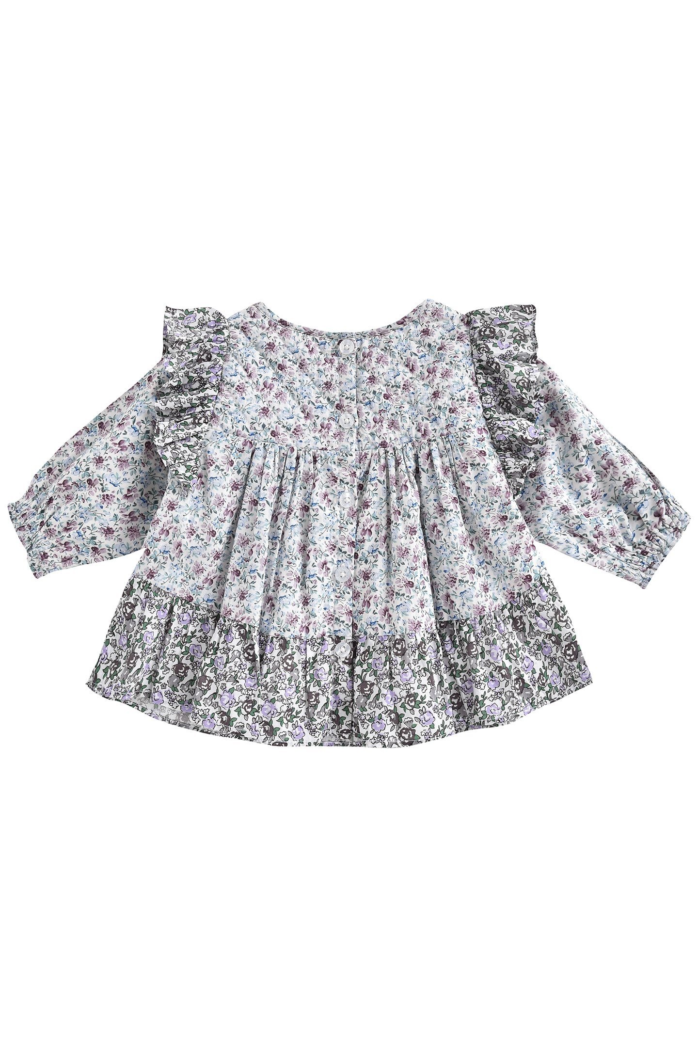 DRESS LARA CREAM RETRO PANSY 2