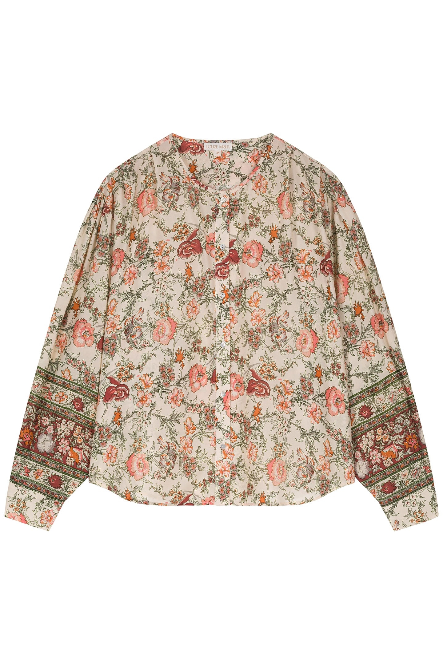 BLOUSE BERNA CREAM POPPY MEMORIES 2