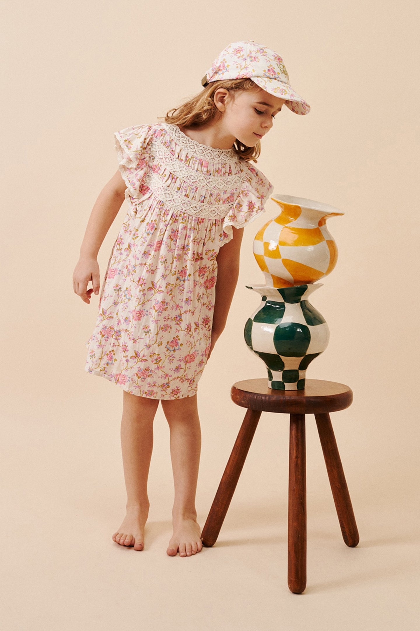 CAP JULIETTA CREAM BUCOLIA FIELDS 2