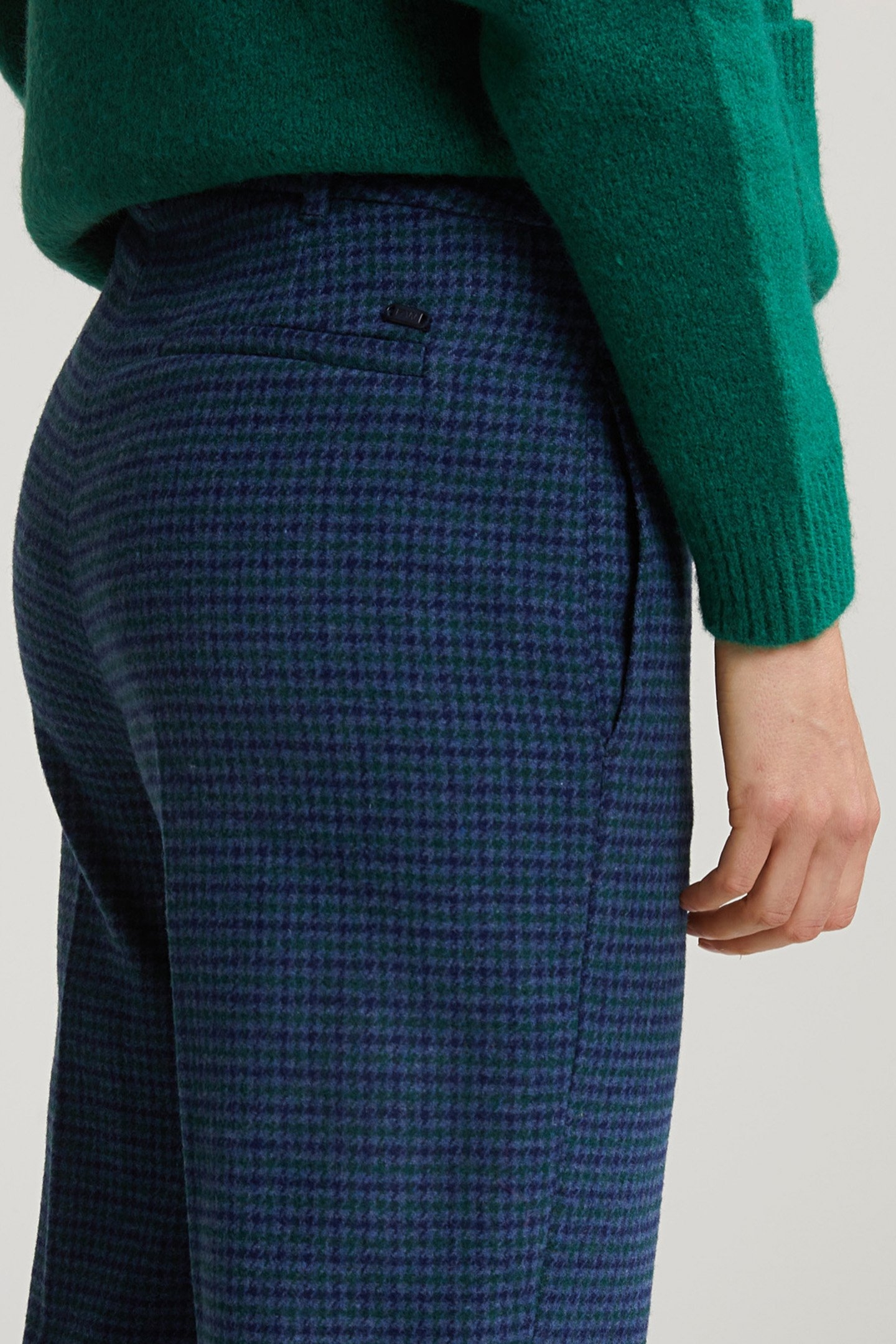 BLUE/GREEN CHECKED PANTS 4