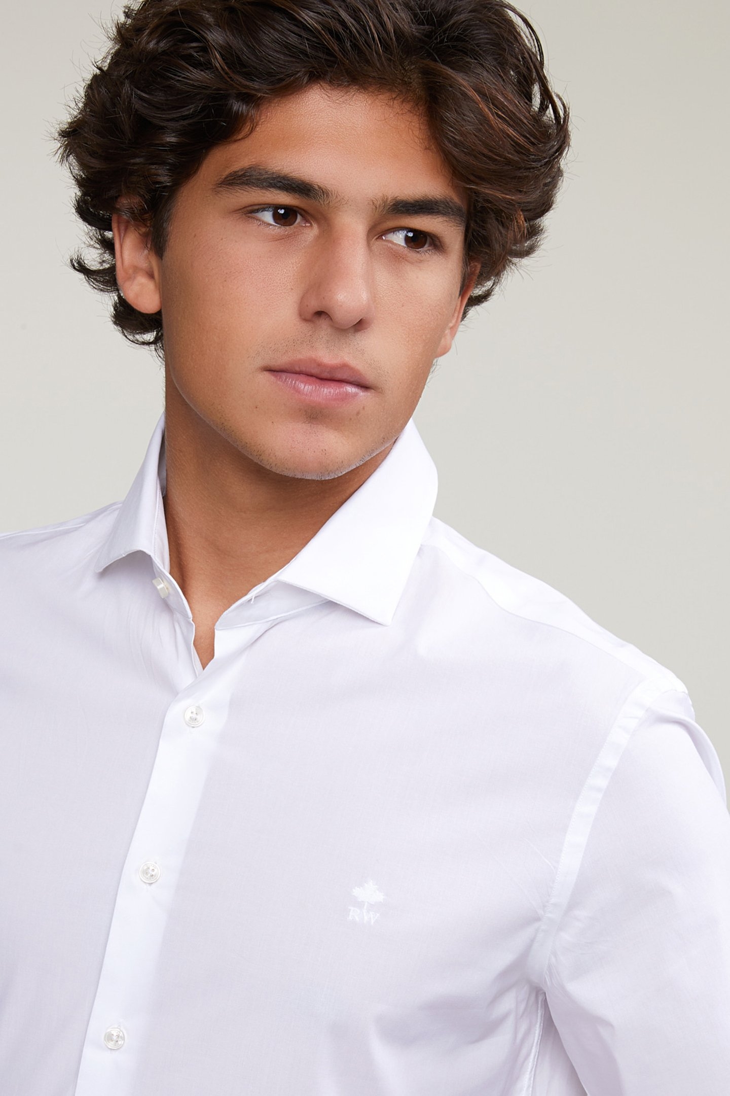 SLIM FIT UNI SHIRT WHITE 4