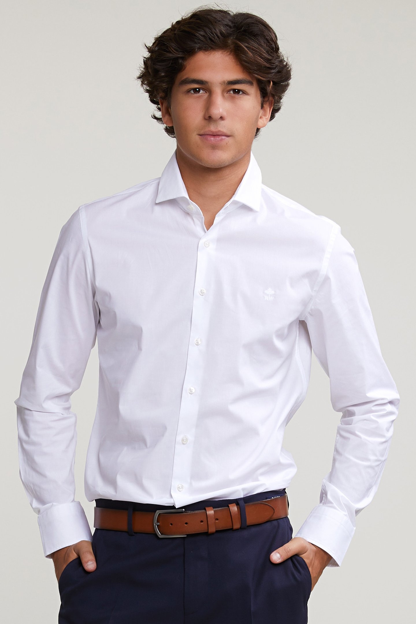 SLIM FIT UNI SHIRT WHITE 1