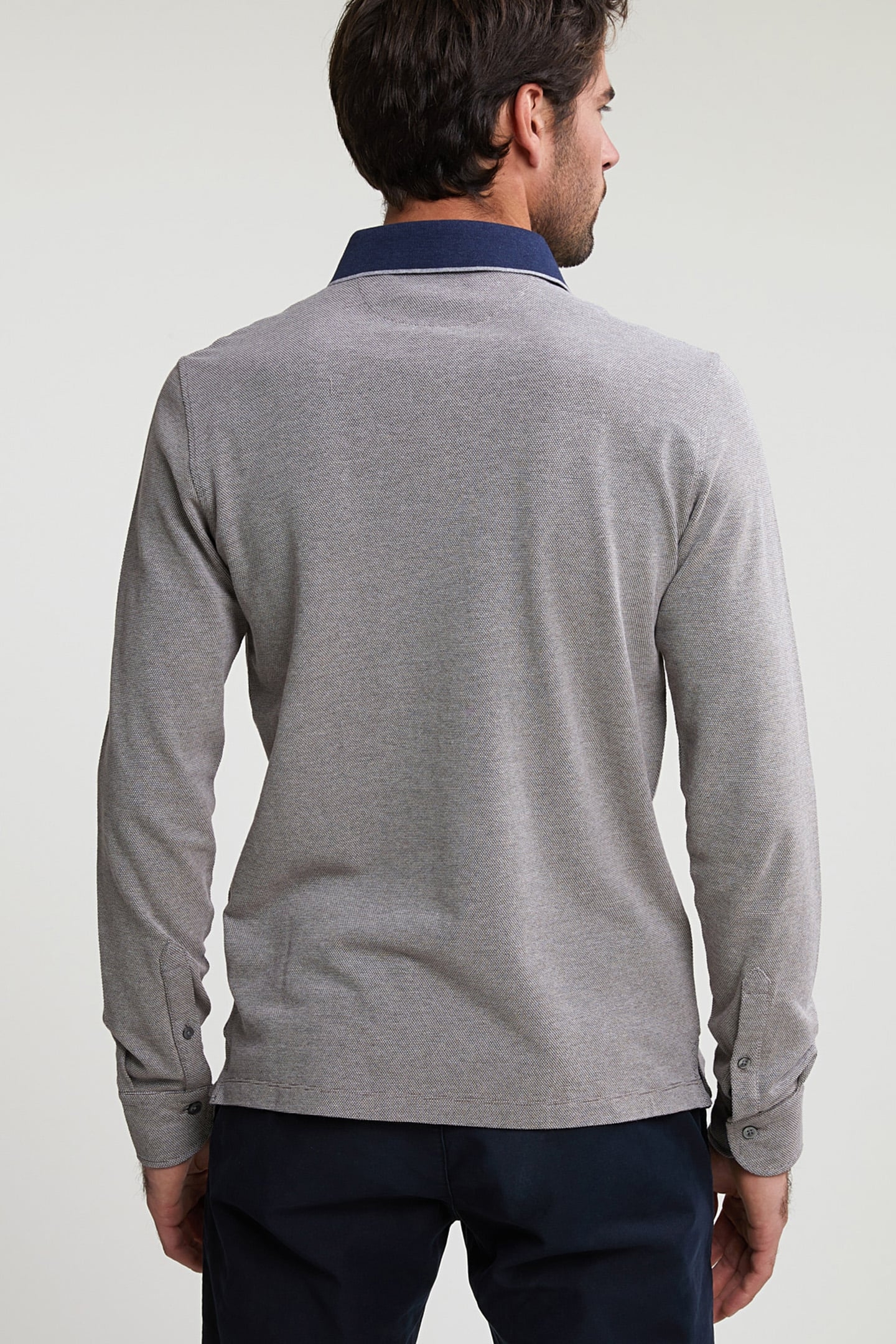 CUSTOM FIT COTTON POLO INOX MIX 2