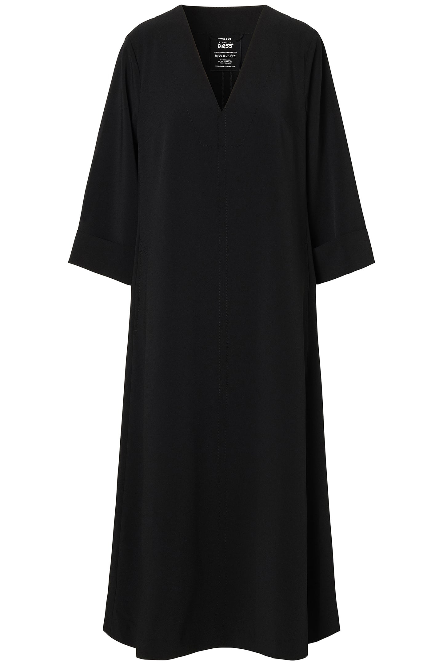 MILFORD V-NECK DRESS BLACK 4