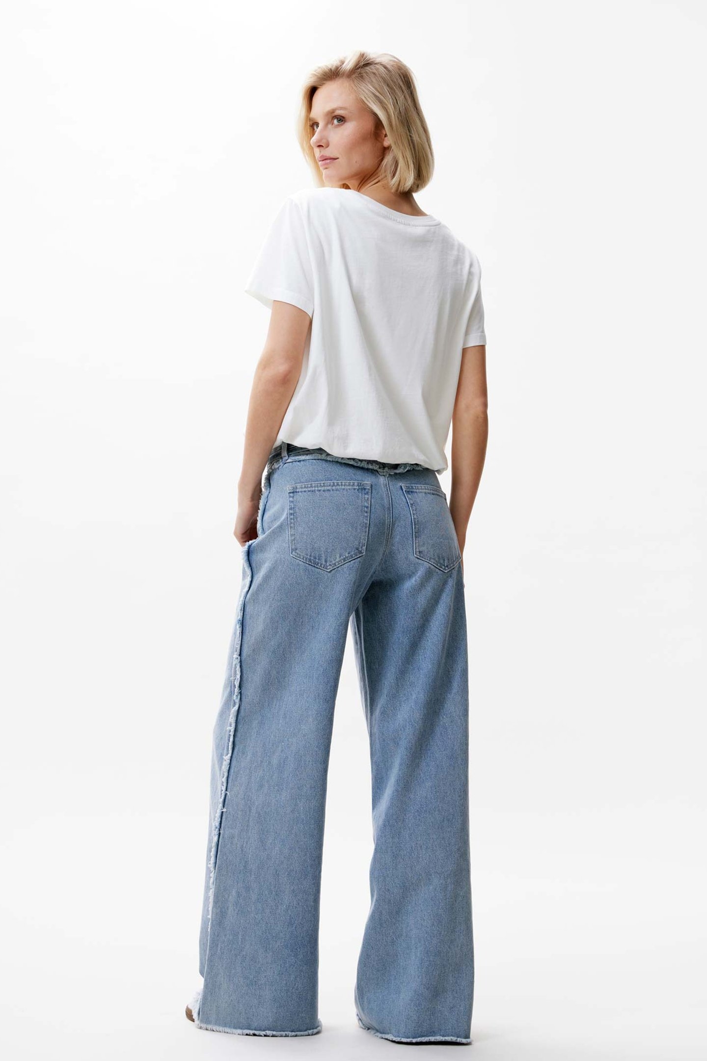 WIDE LEG JEANS STARLIGHT BLUE 3