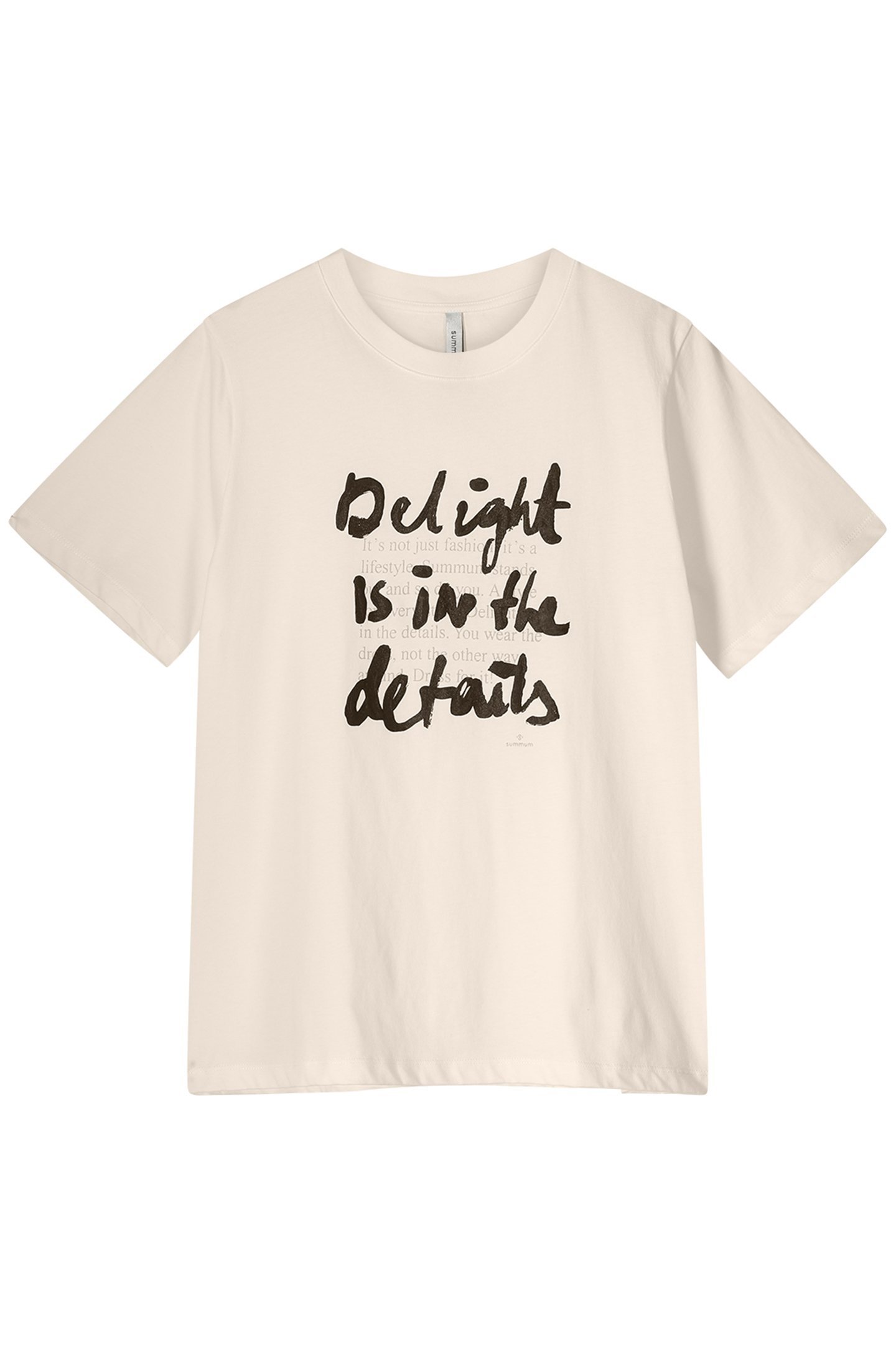 ROUND NECK T-SHIRT IVORY 3