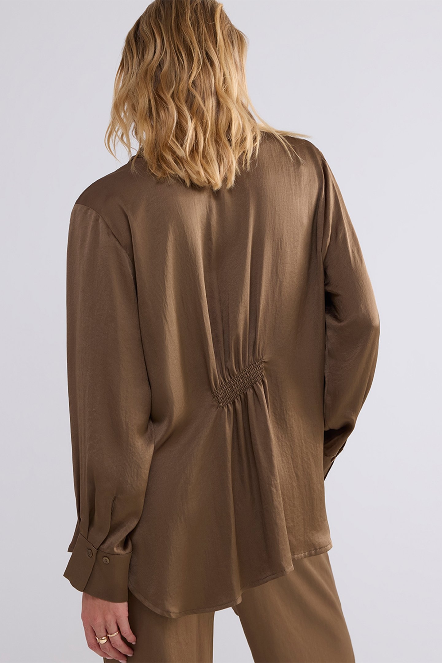 BLOUSE SILKY TOUCH OLIVE 2