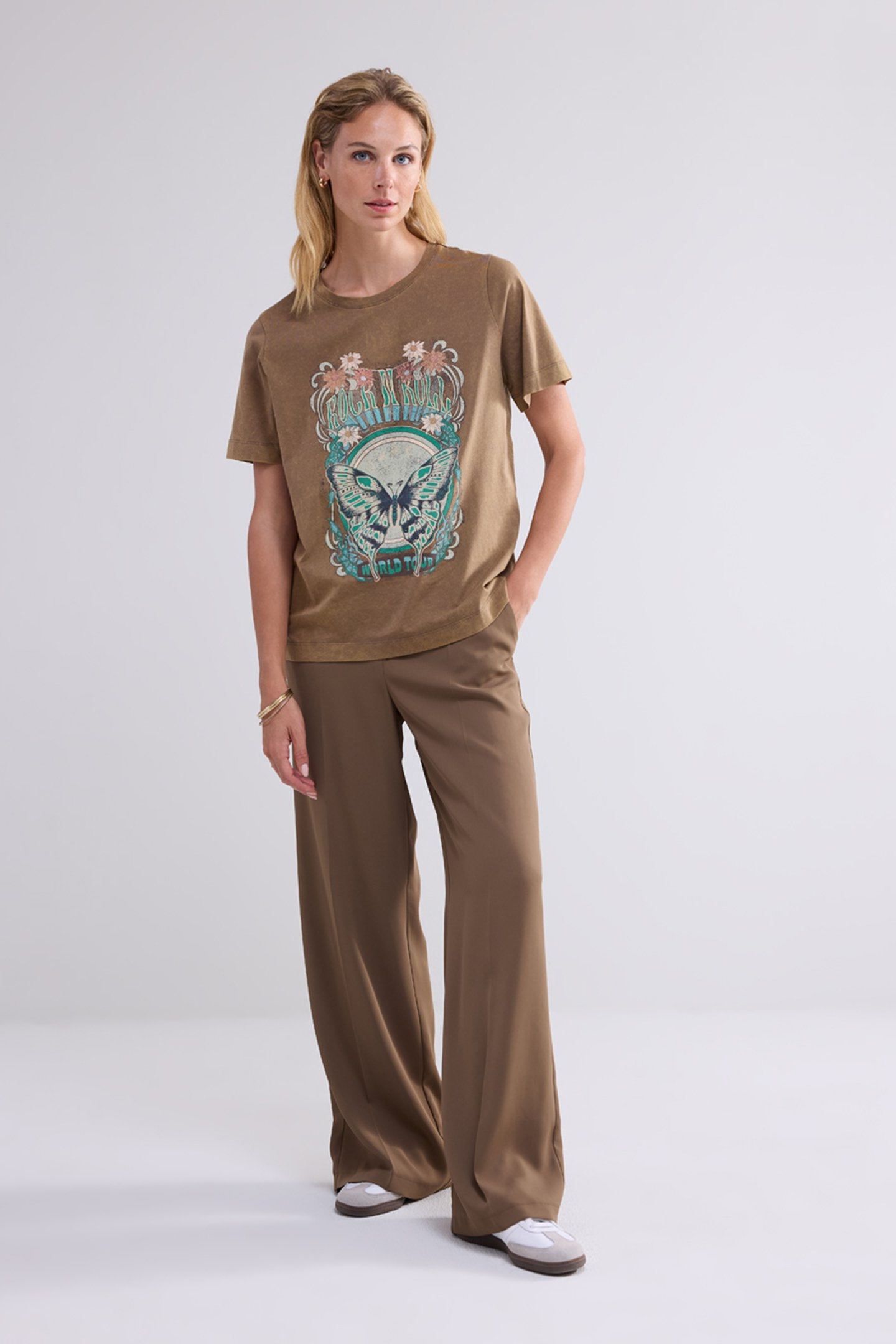 ROUND NECK T-SHIRT OLIVE 2