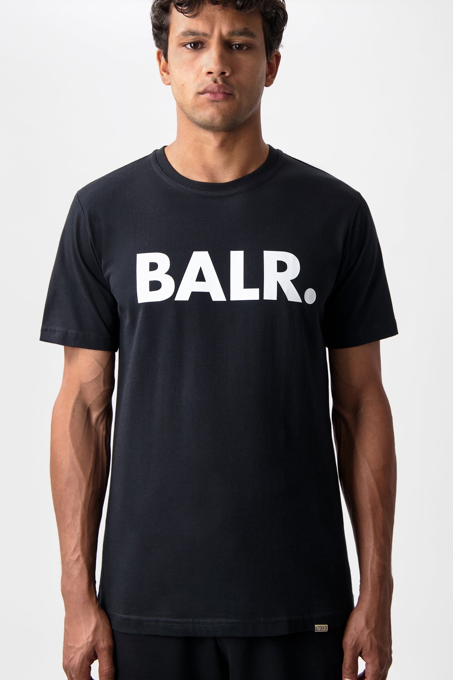 BRAND STRAIGHT T-SHIRT JET BLACK 1