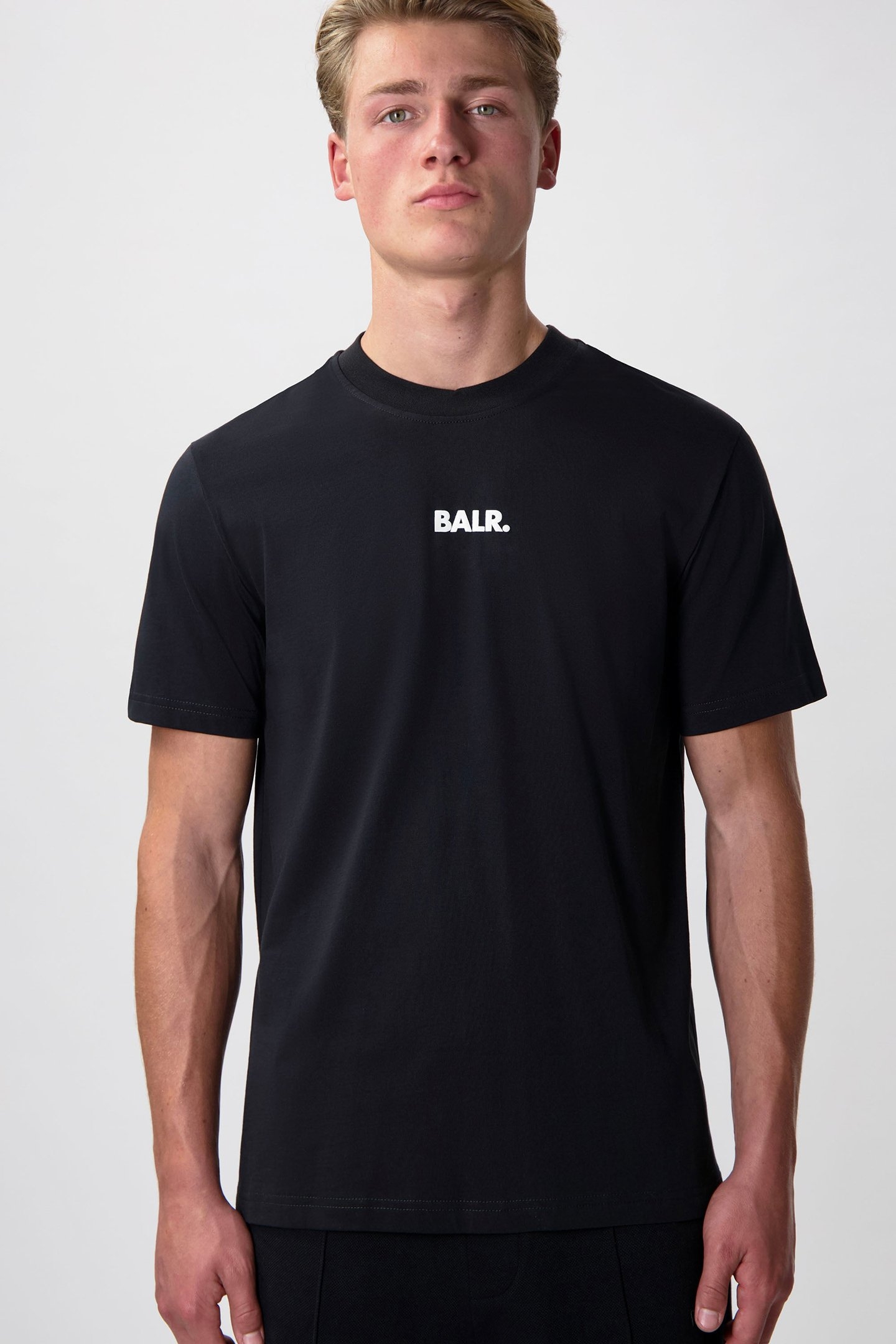BALR. STADIUM REGULAR FIT T-SHIRT JET BLACK 1