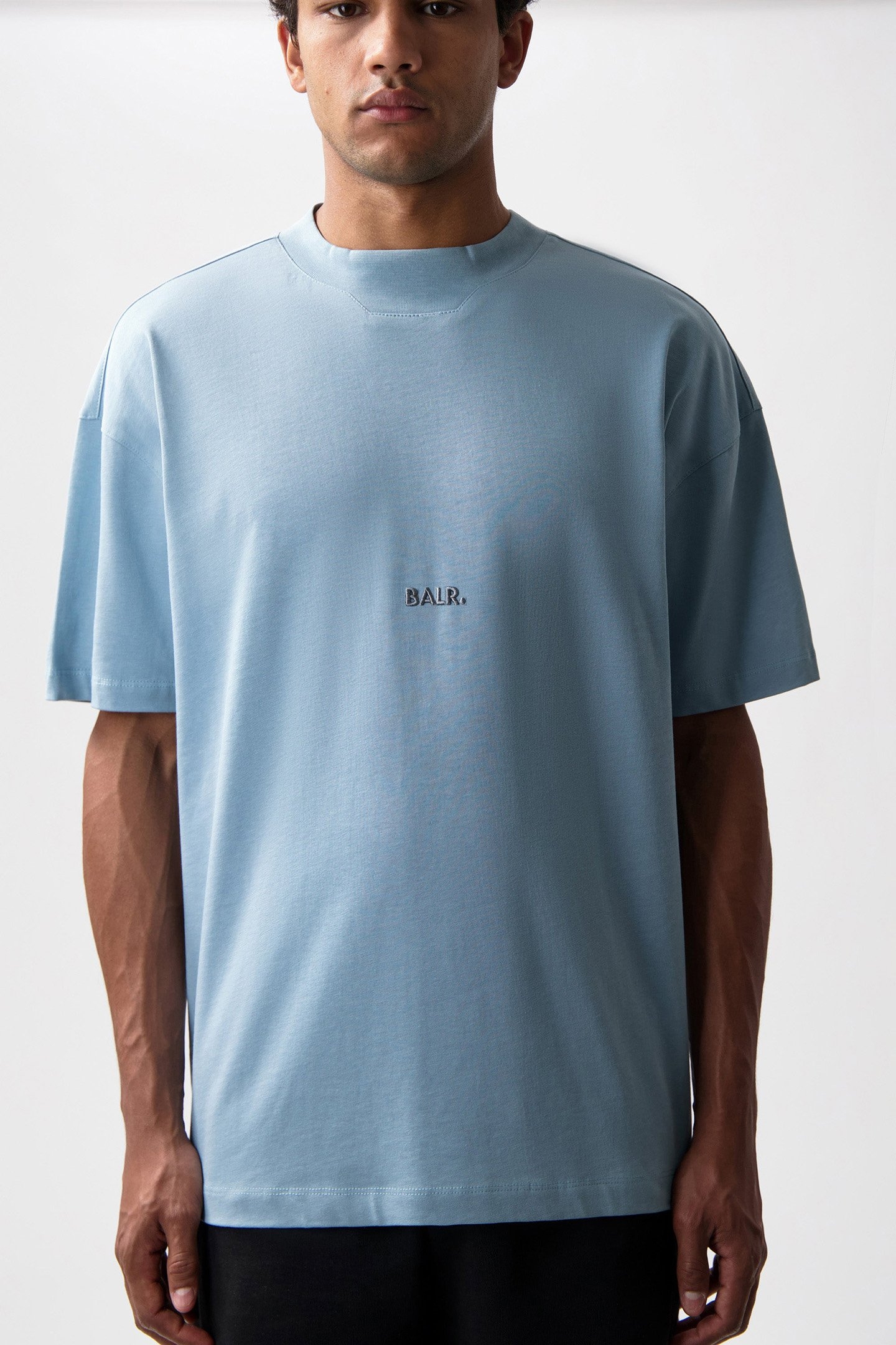 LOGO BOX T-SHIRT ARONA BLUE 1
