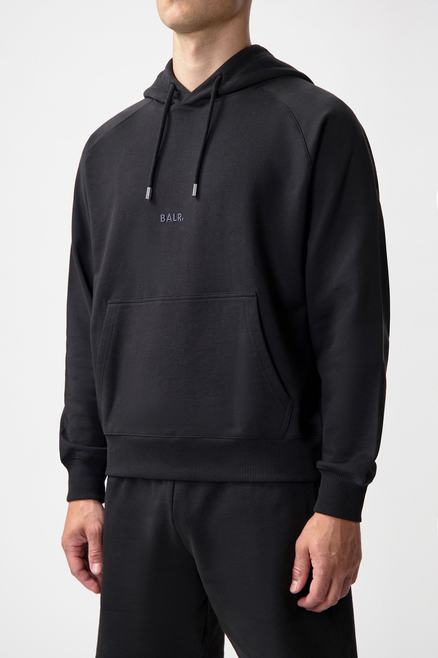 LOGO HOODIE JET BLACK 1