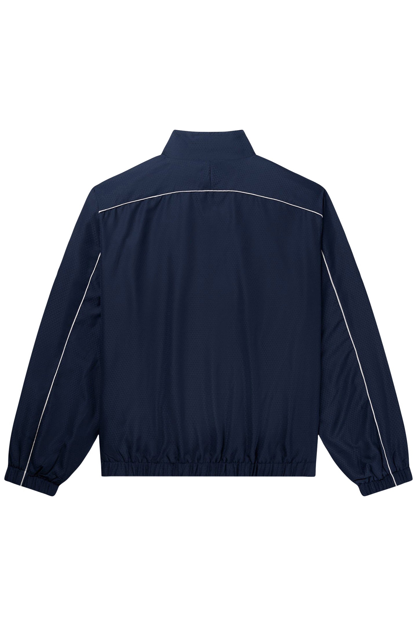 JACQUARD RELAXED TRACK JACKET SPACE NAVY 4