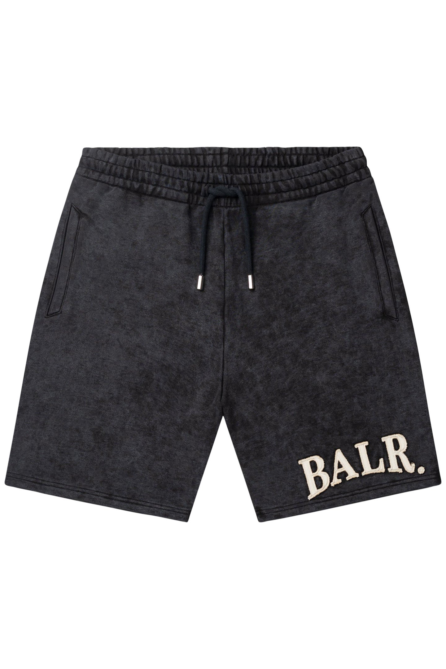 URBAN WASHED SWEAT SHORTS JET BLACK 3