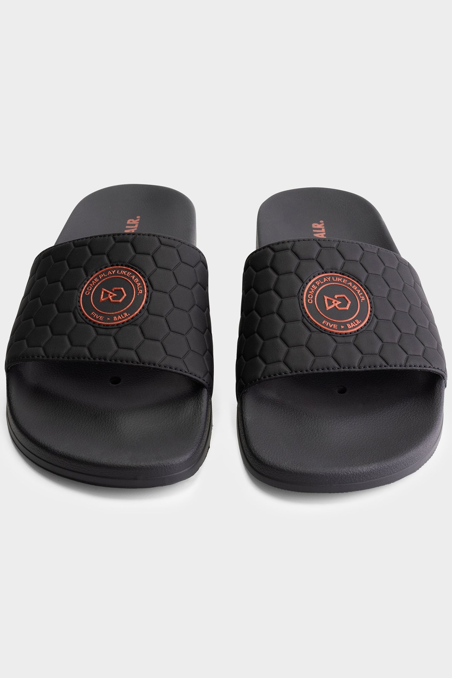 UNISEX BALR. X FIVE SLIDER JET BLACK 3