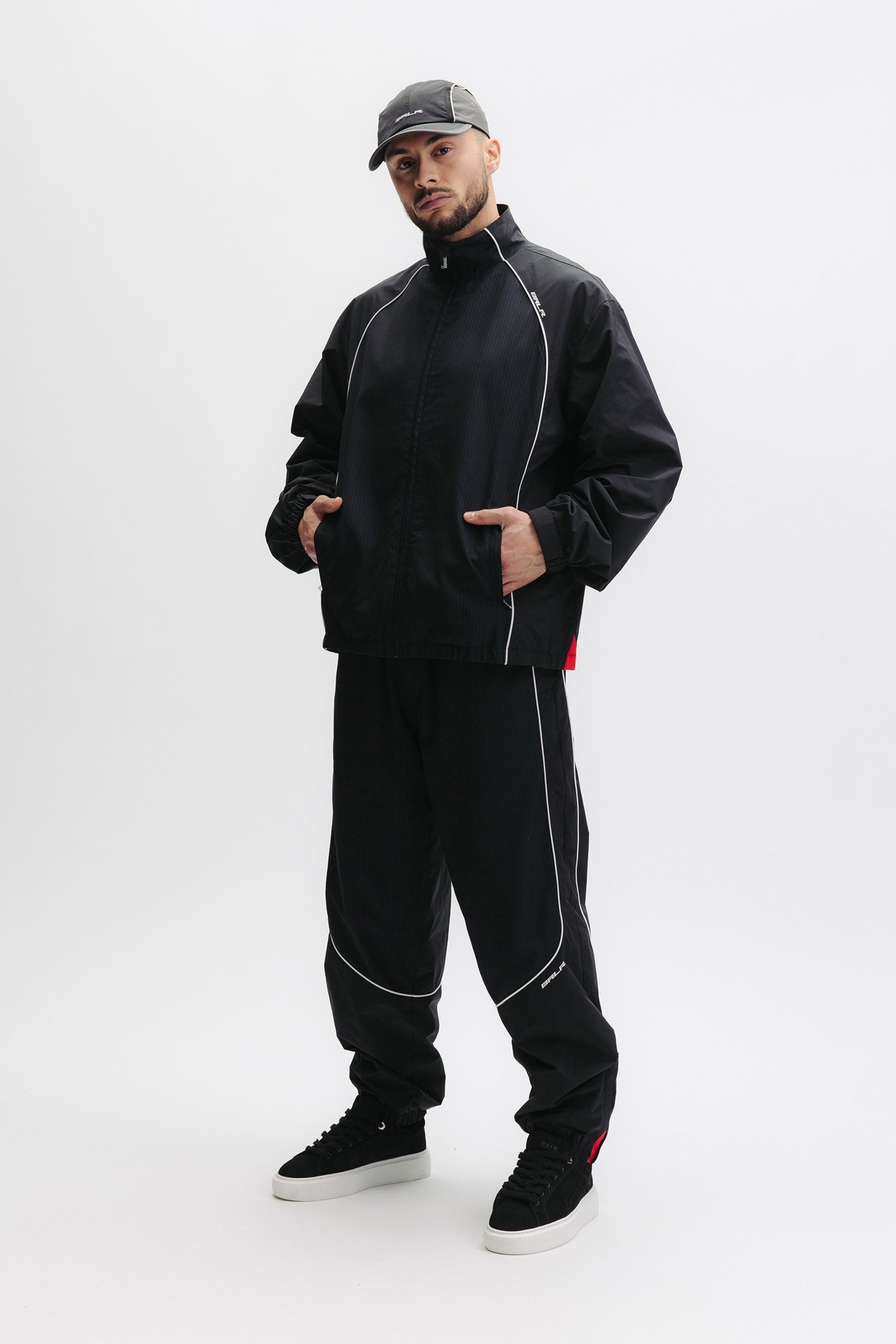 GOTL RELAXED TRACK JACKET JET BLACK 6