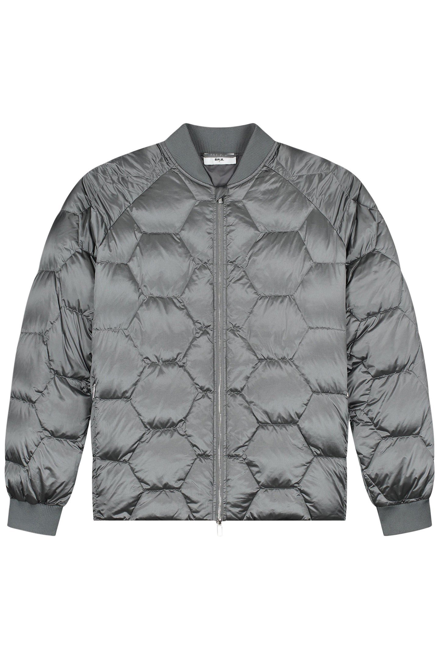 CHRIS QUILTED JACKET DARK CHROME 3