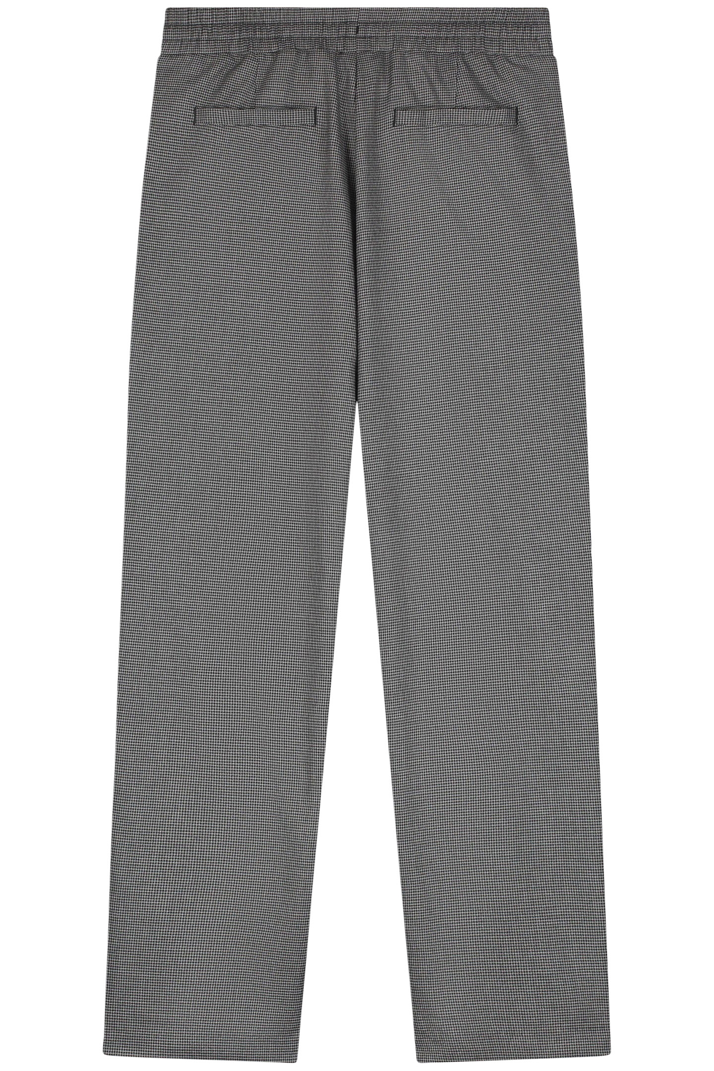 TAPE STRAIGHT TRACK PANTS JET BLACK HOUNDSTOOTH 4