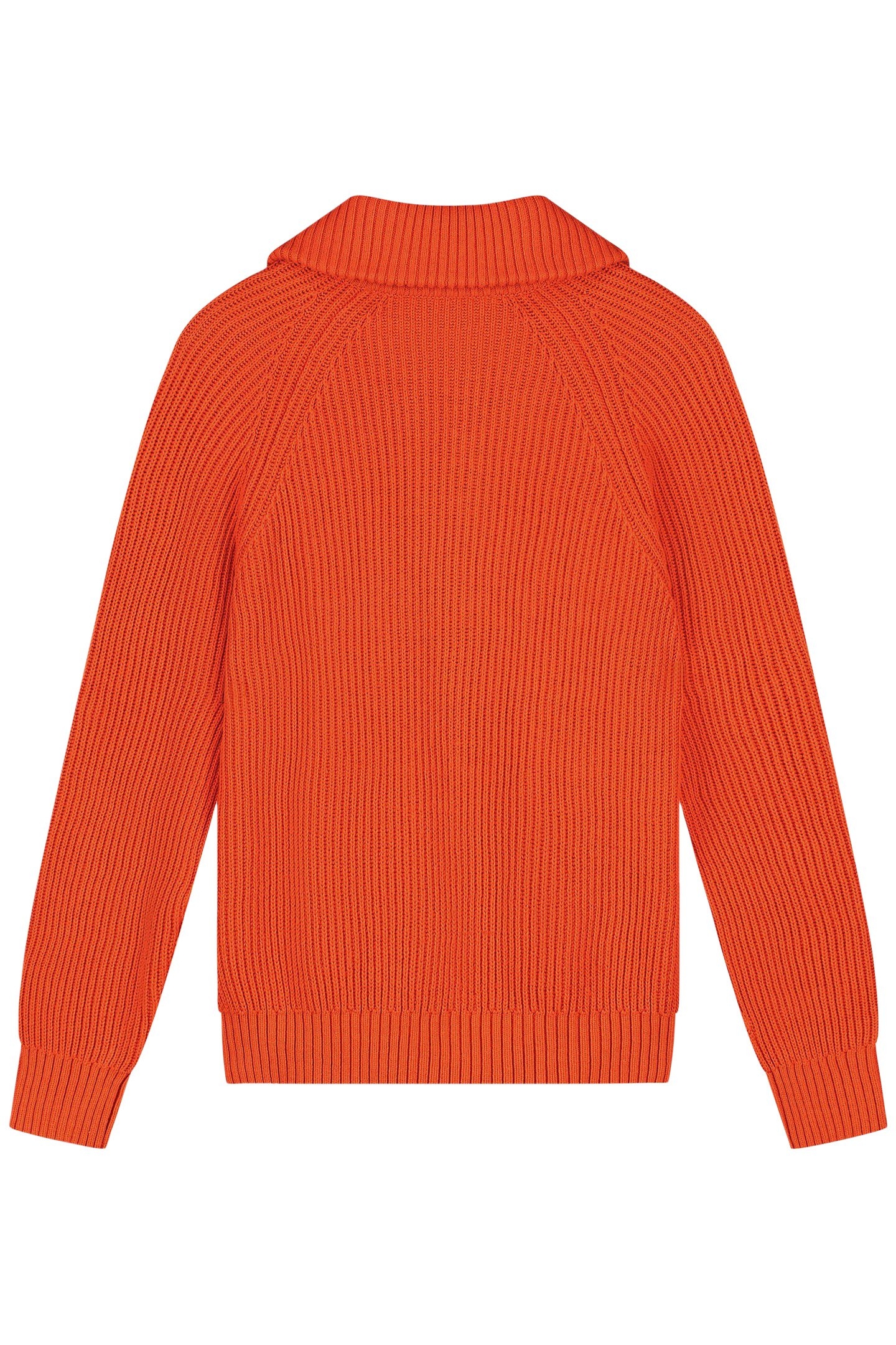 XI KNITTED HALF ZIP BURNT ORANGE 4