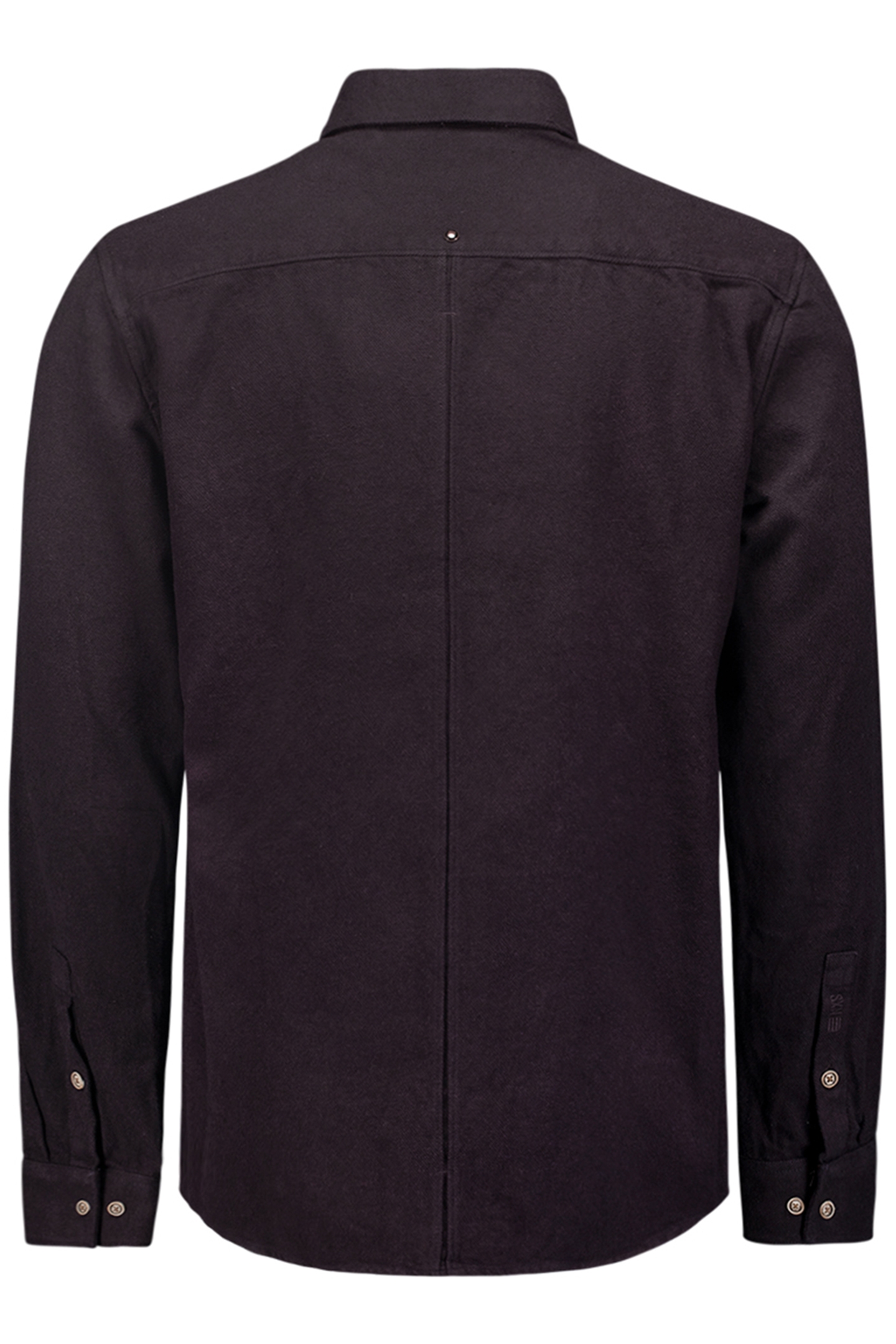 SHIRT CHECK2 COLOURED TWILL AUBERGINE 5