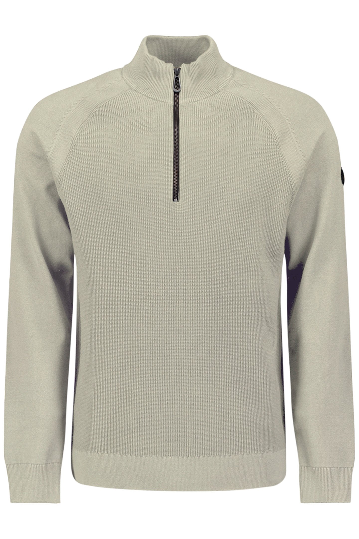 PULLOVER HALF ZIPPER SOLID KNIT KIT 1