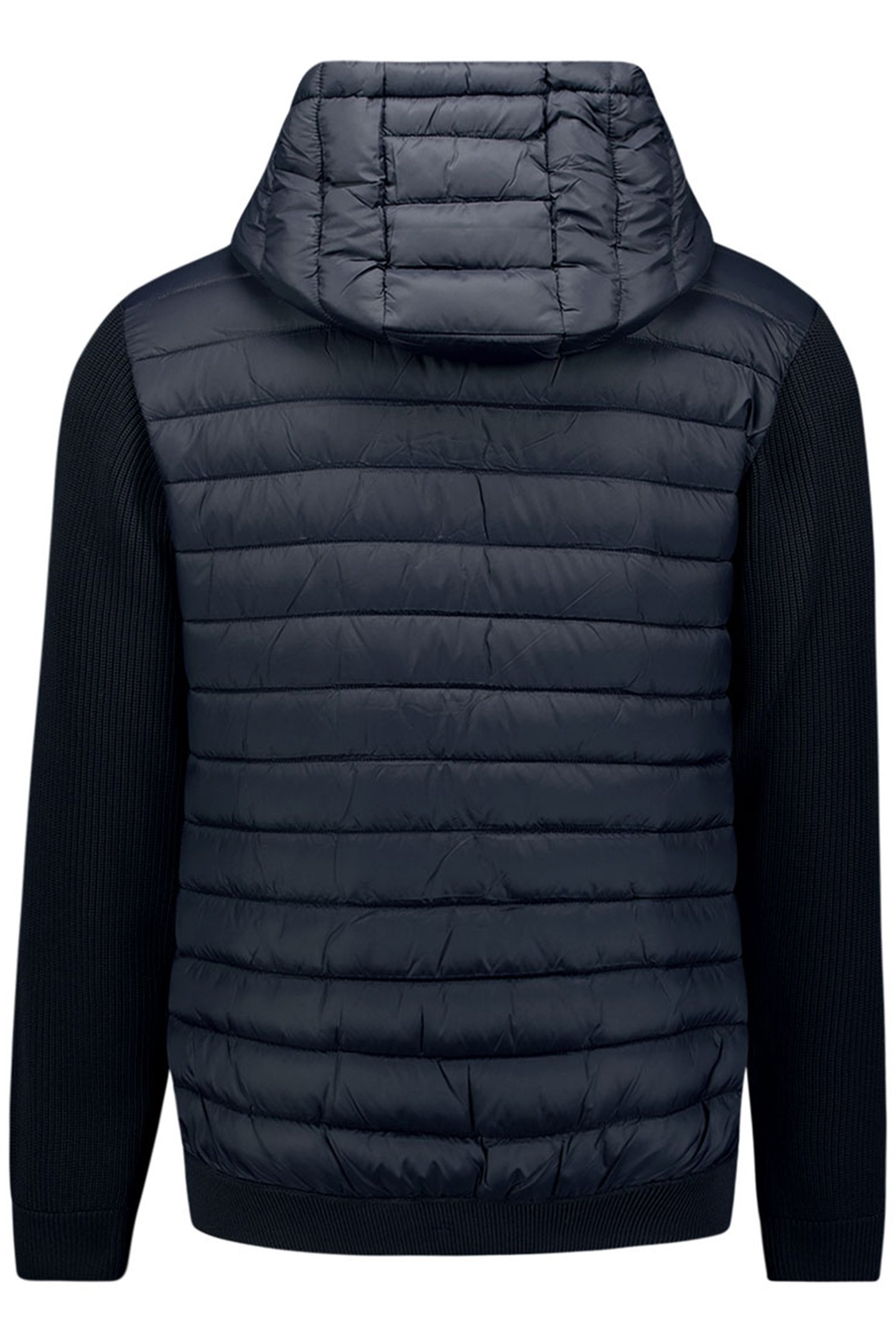 JACKET HOODED PADDED MIX WITH KNIT NIGHT 2