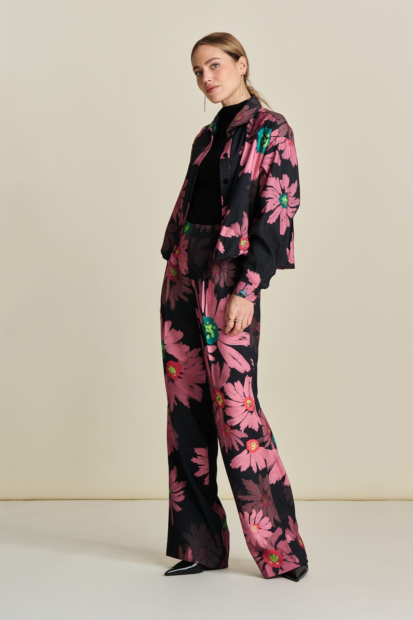 PANTS - BIG BLOOMING PINK 5