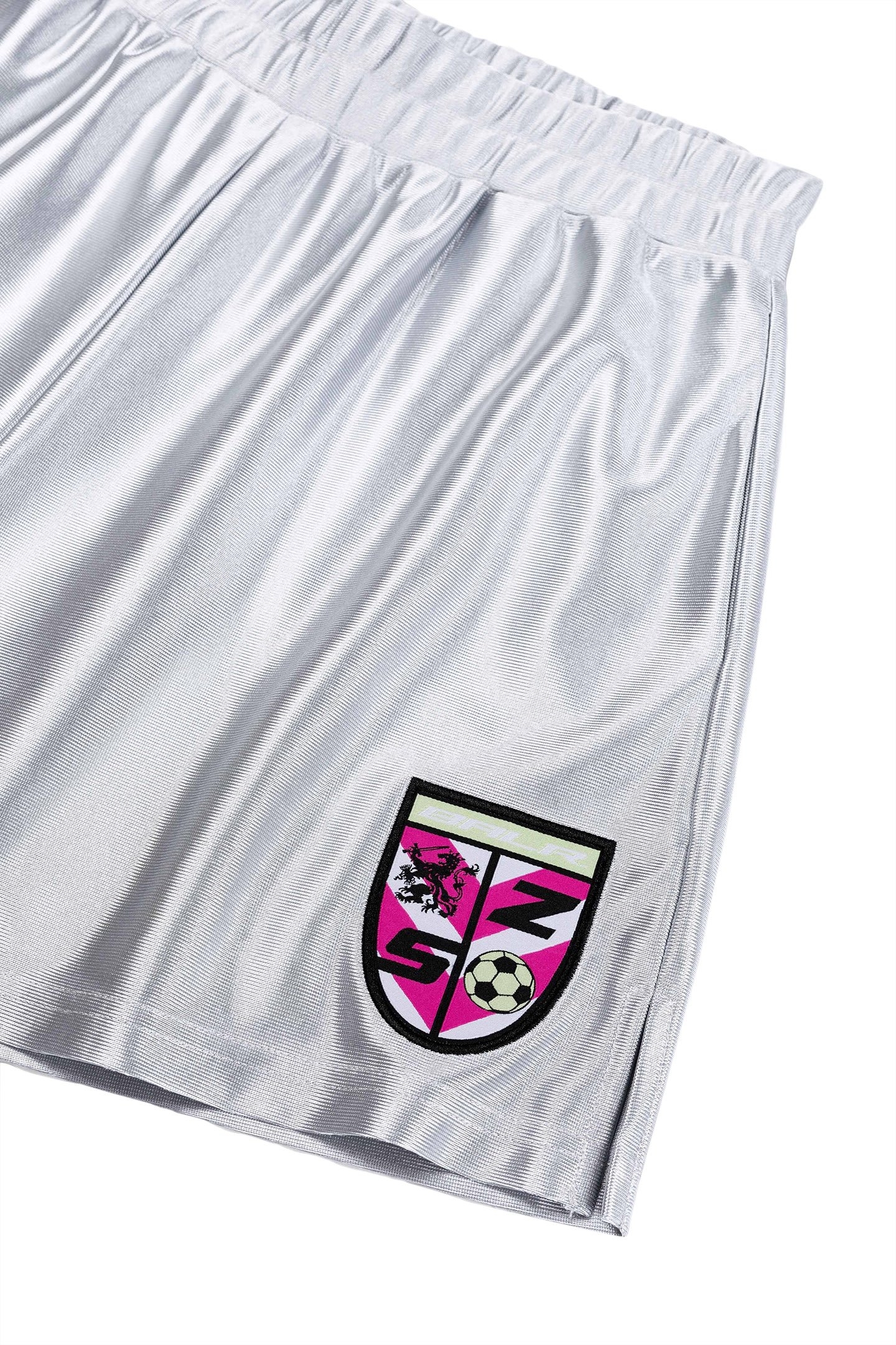 SAAR FOOTBALL SHORTS SILVER 3