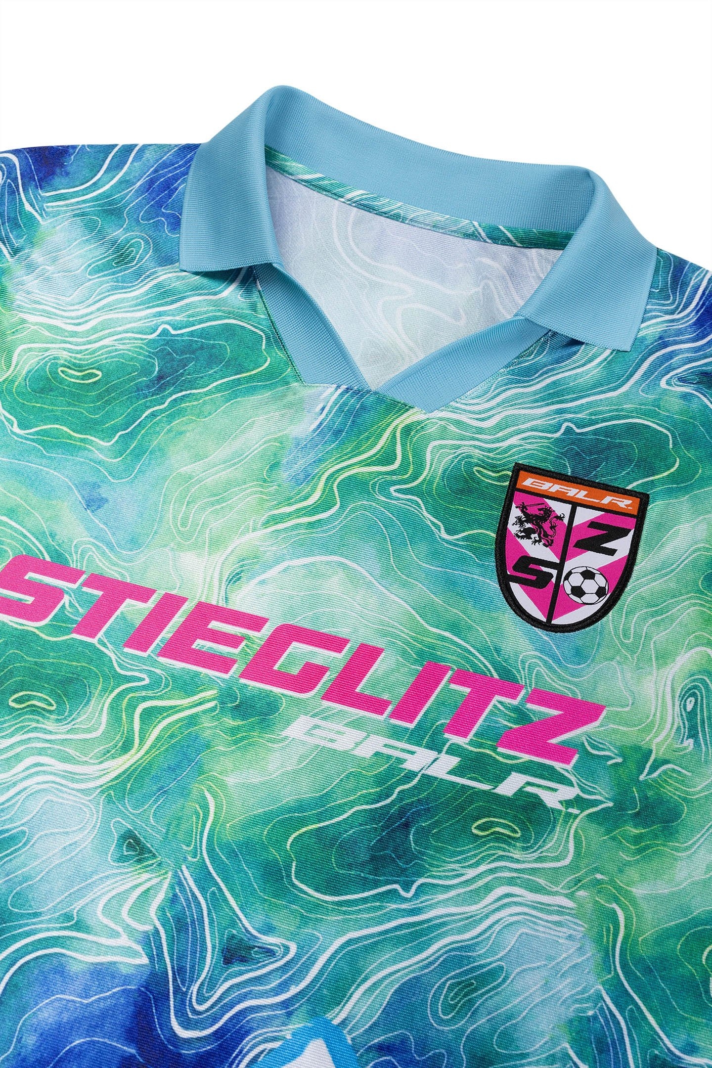 PIEN FOOTBALL JERSEY BLUE/GREEN 3